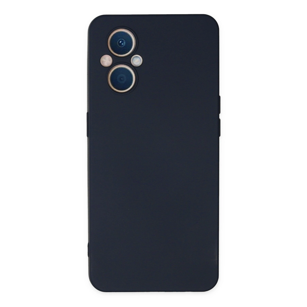 Oppo Reno 7 Lite Kılıf Nano İçi Kadife Silikon - Lacivert