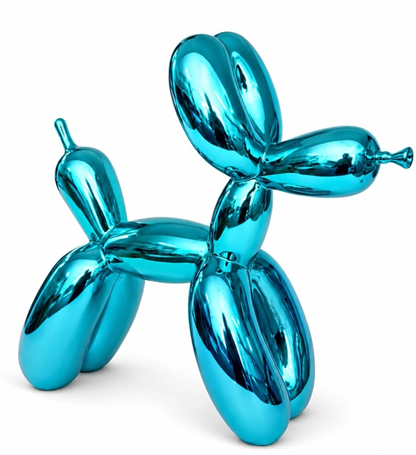 Polyester Balloon Dog Köpek Figürü