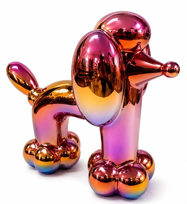 Polyester Balloon Dog Köpek Figürü