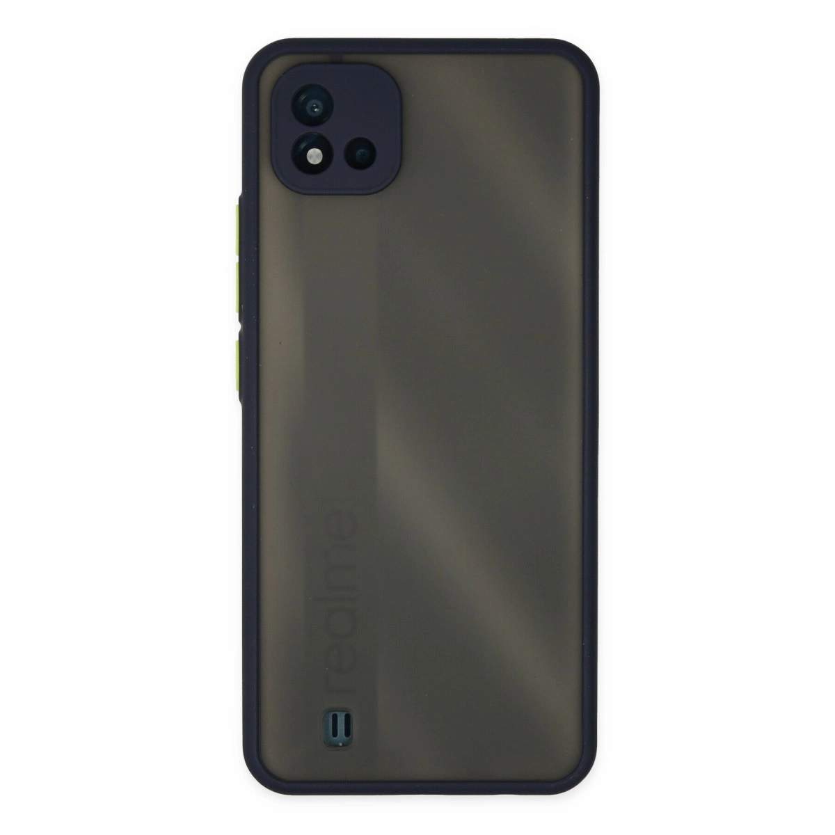 Realme C11 2021 Kılıf Montreal Silikon Kapak - Lacivert