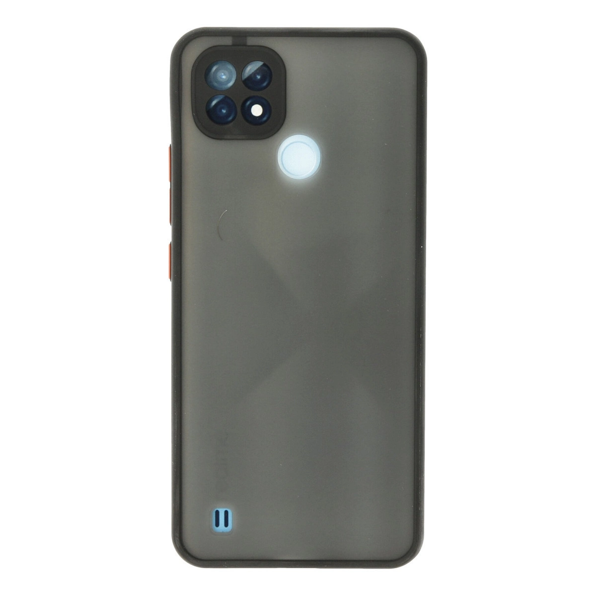 Realme C21 Kılıf Montreal Silikon Kapak - Siyah