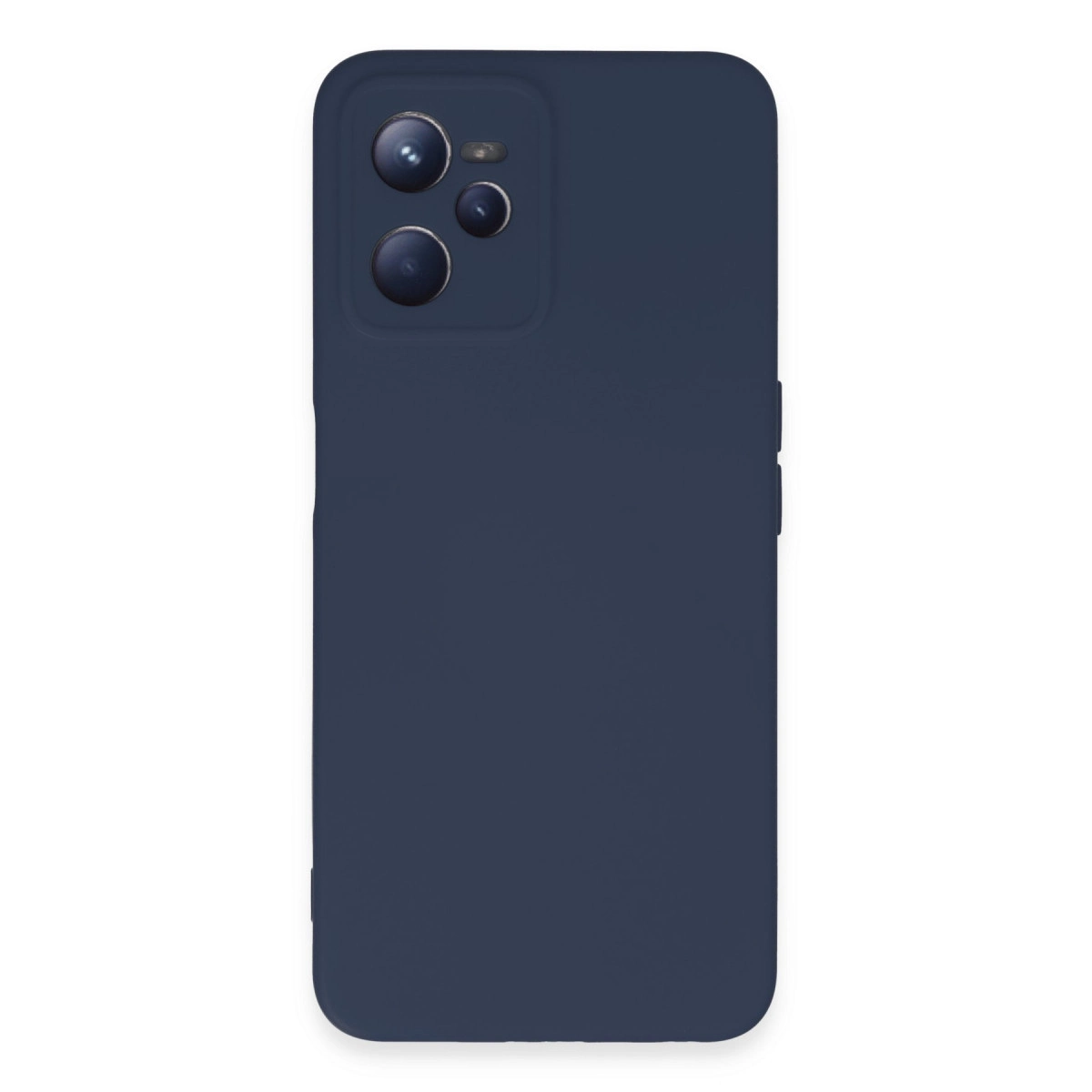 Realme C35 Kılıf Nano İçi Kadife Silikon - Lacivert