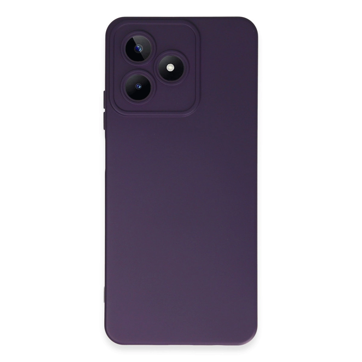 Realme C53 Kılıf Nano İçi Kadife Silikon - Mor