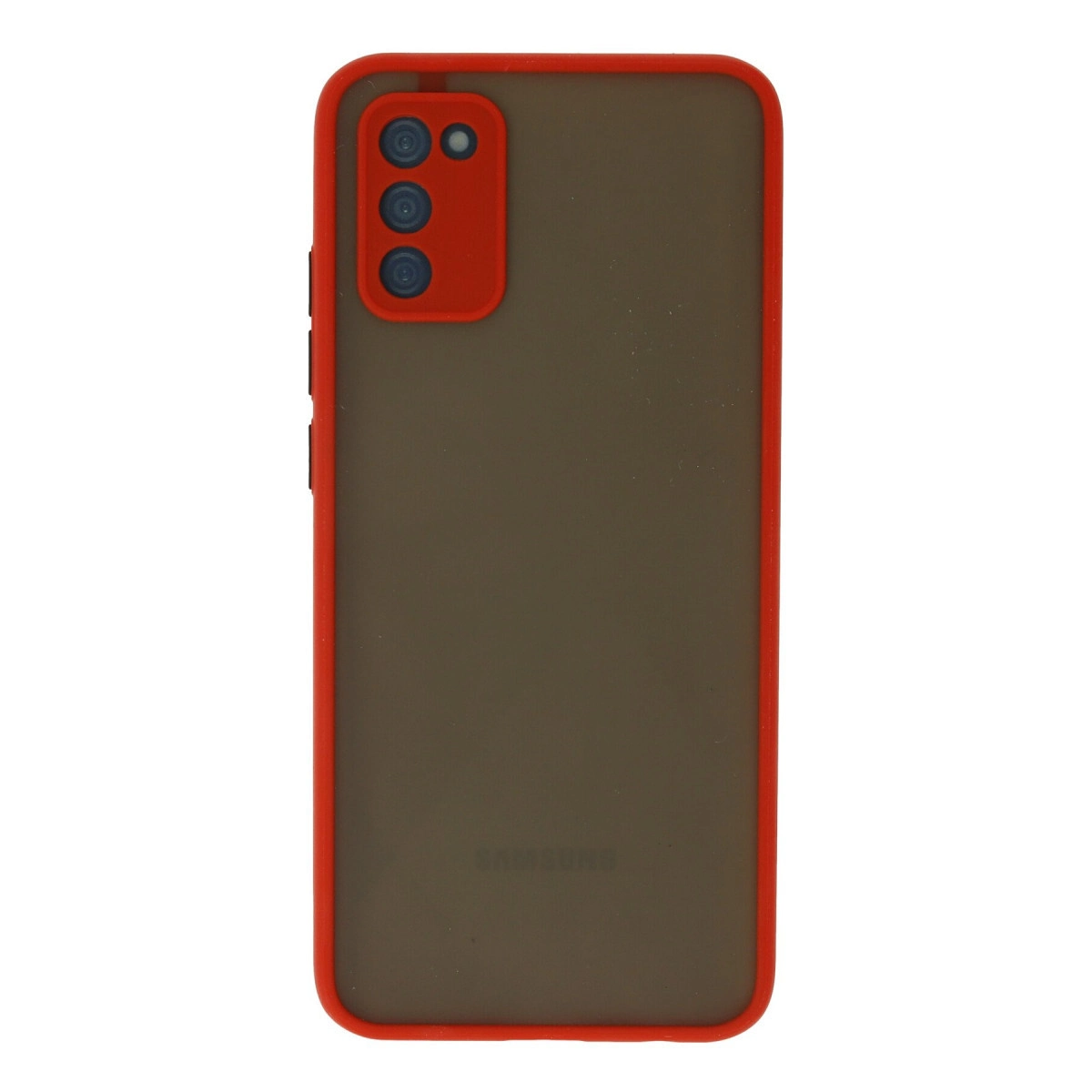 Samsung Galaxy A02s Kılıf Montreal Silikon Kapak - Kırmızı