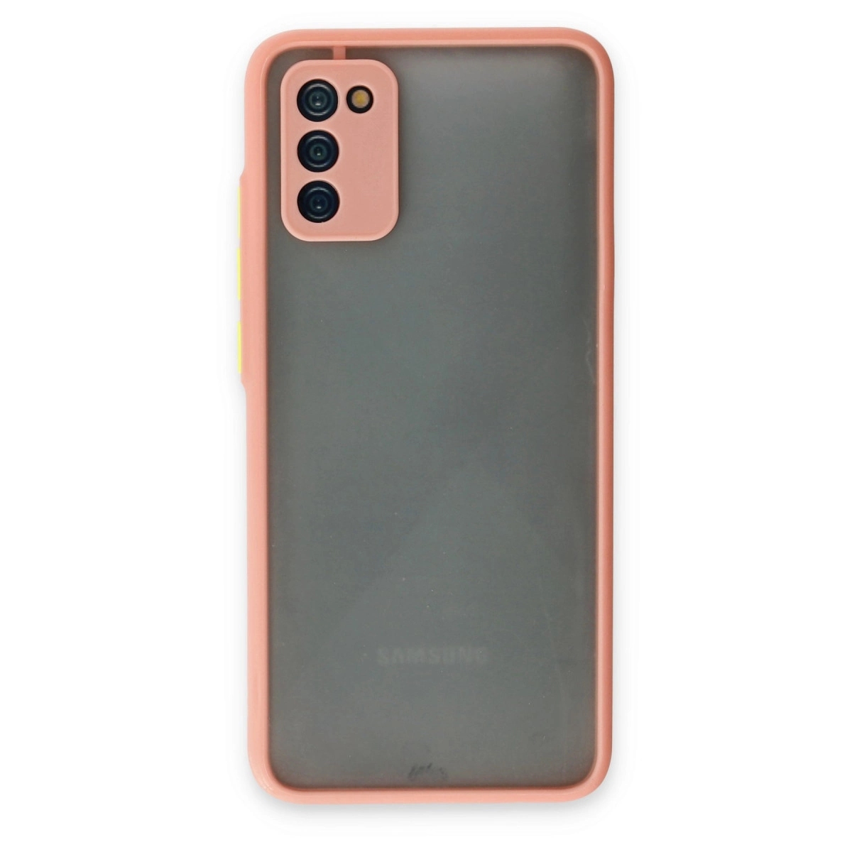Samsung Galaxy A02s Kılıf Montreal Silikon Kapak - Pembe