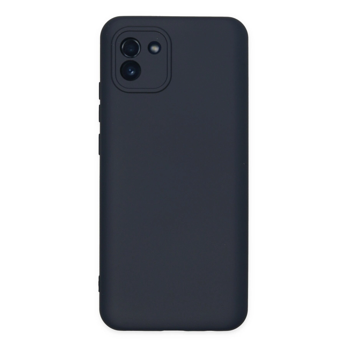Samsung Galaxy A03 Kılıf Nano İçi Kadife Silikon - Lacivert