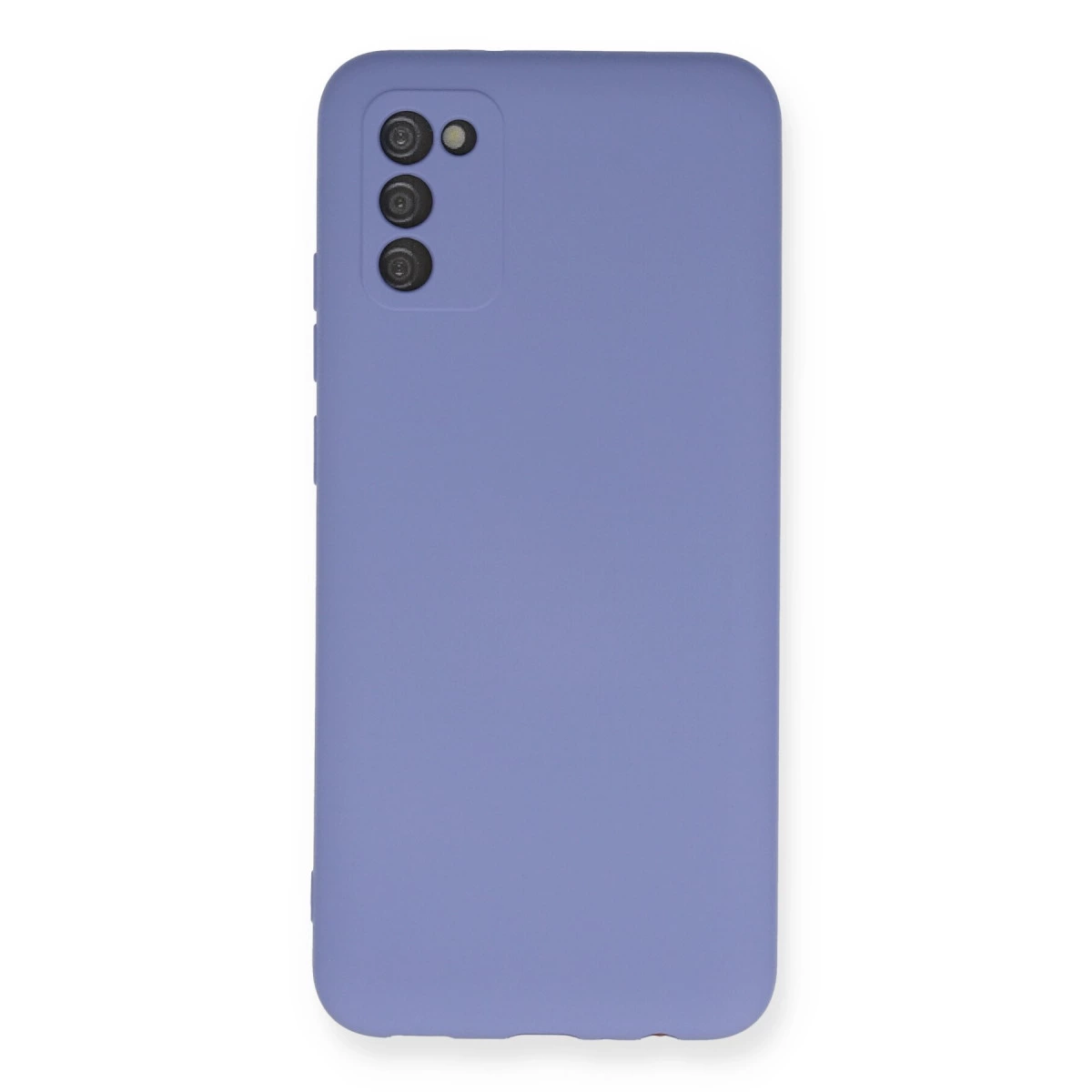Samsung Galaxy A03s Kılıf Nano İçi Kadife Silikon - Lila