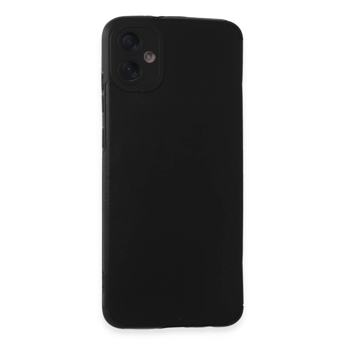 Samsung Galaxy A05 Kılıf Loop Deri Silikon - Siyah