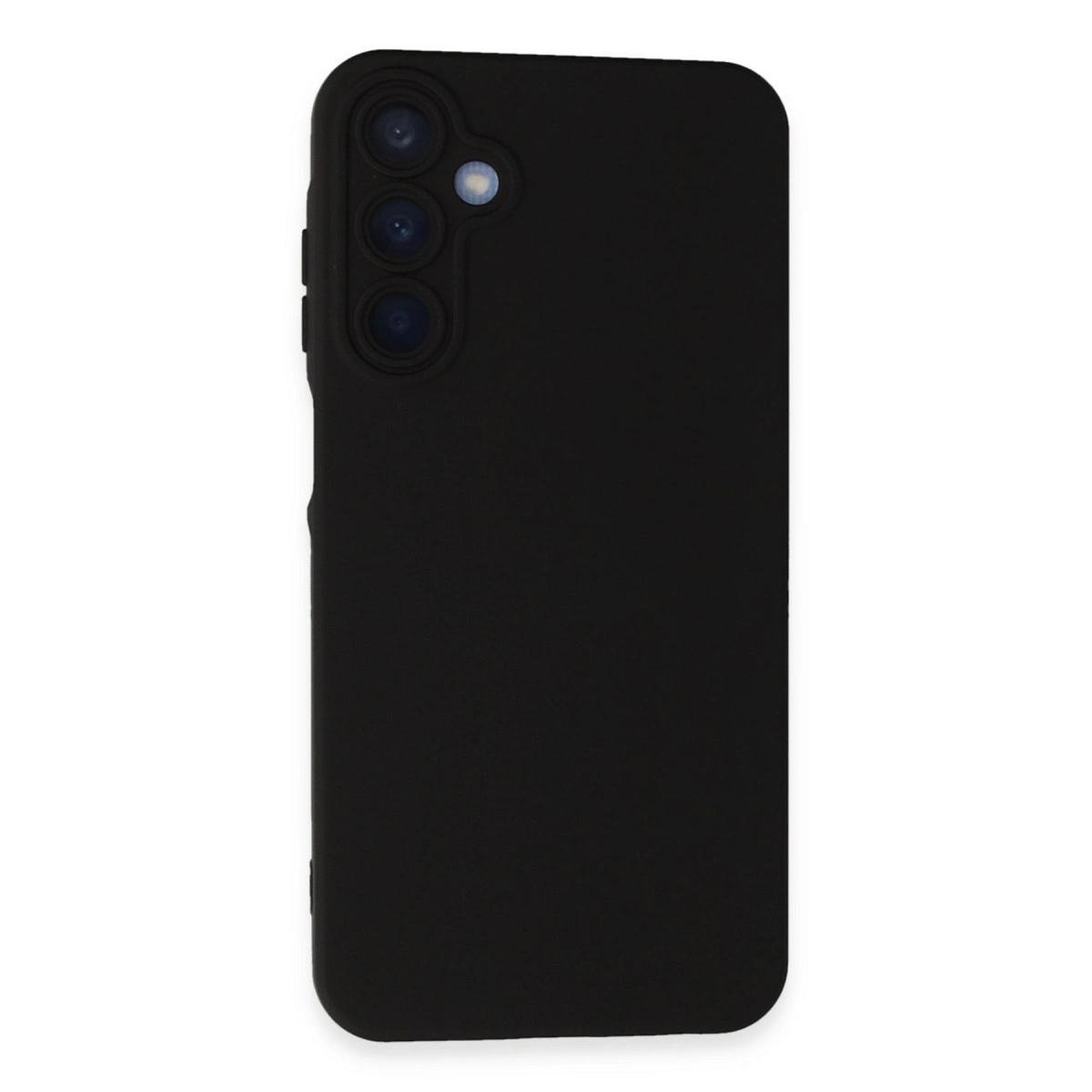 Samsung Galaxy A05s Kılıf Nano İçi Kadife Silikon - Siyah