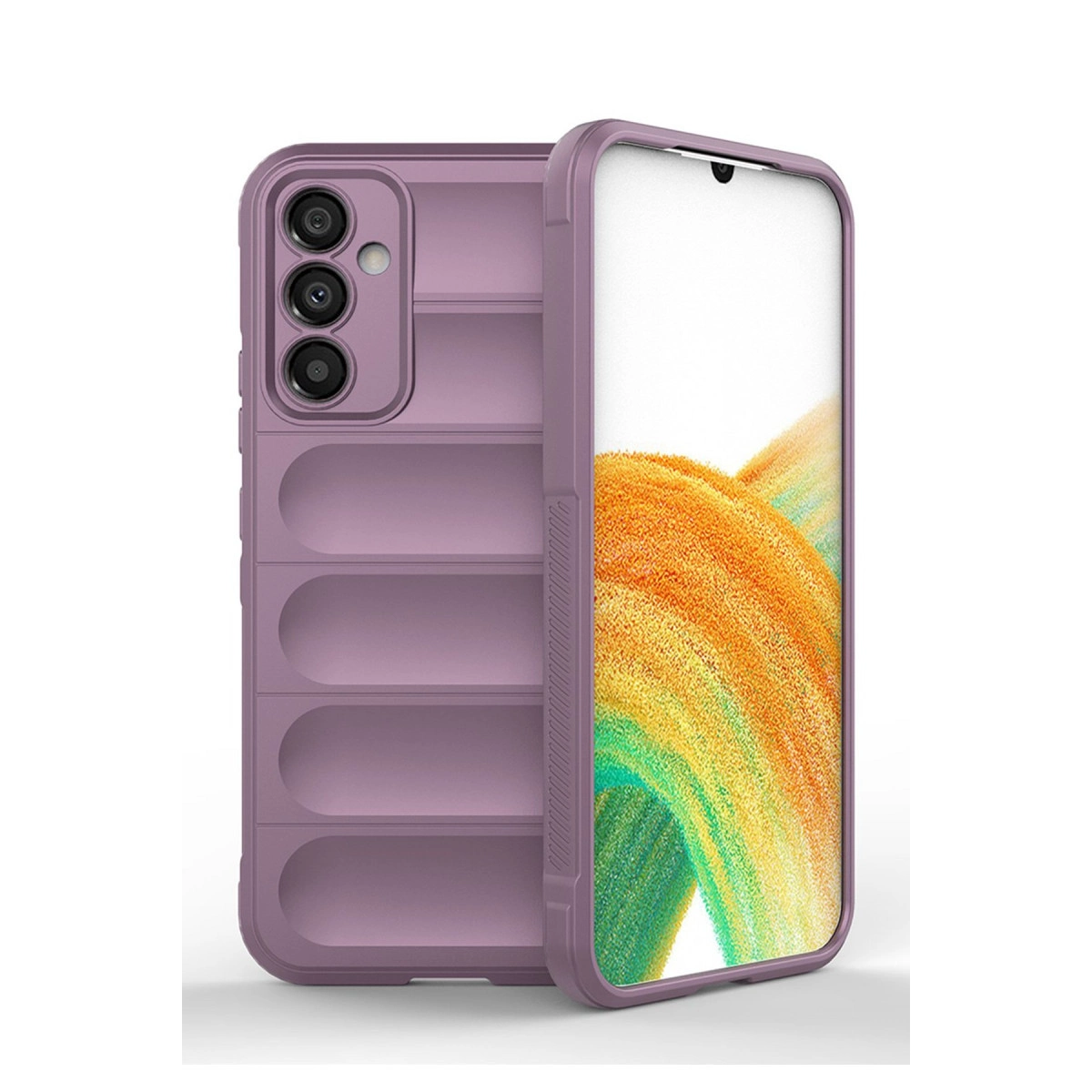 Samsung Galaxy A05s Kılıf Optimum Silikon - Mor