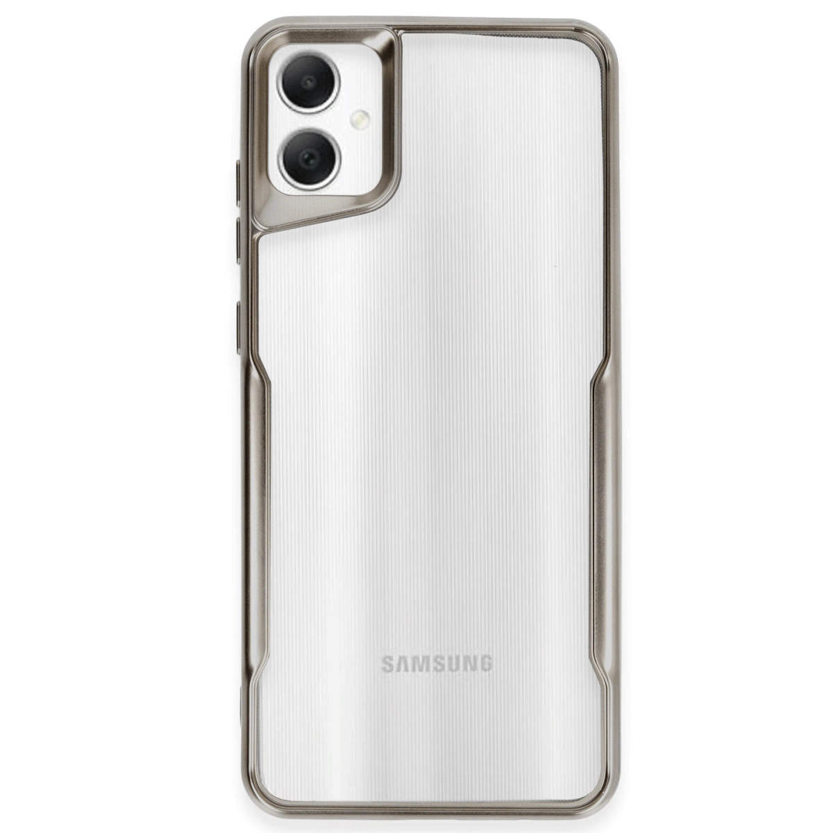 Samsung Galaxy A06 Kılıf Boyi Silikon Kapak - Titan Gri
