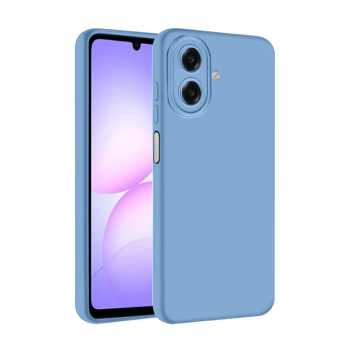 Samsung Galaxy A07 4g First Silikon - Mavi