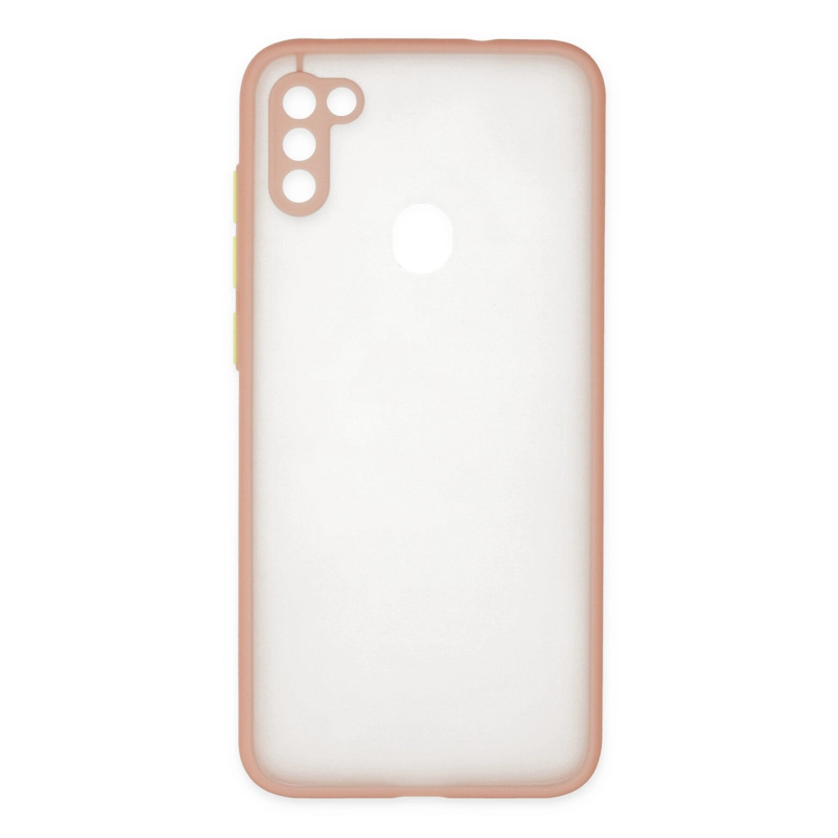 Samsung Galaxy A11 Kılıf Montreal Silikon Kapak - Pembe