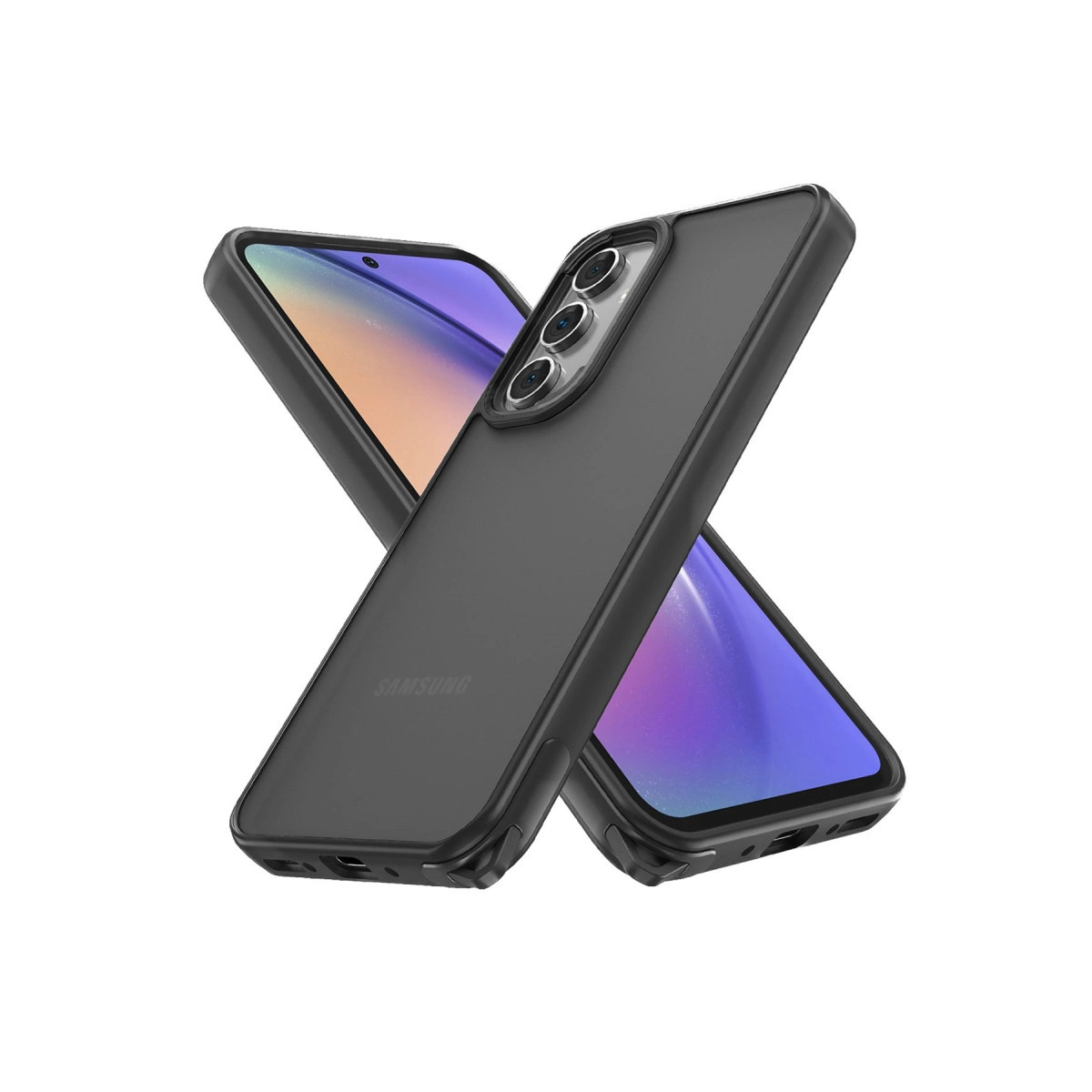 Samsung Galaxy A14 4g Kılıf Elegant Kapak - Siyah