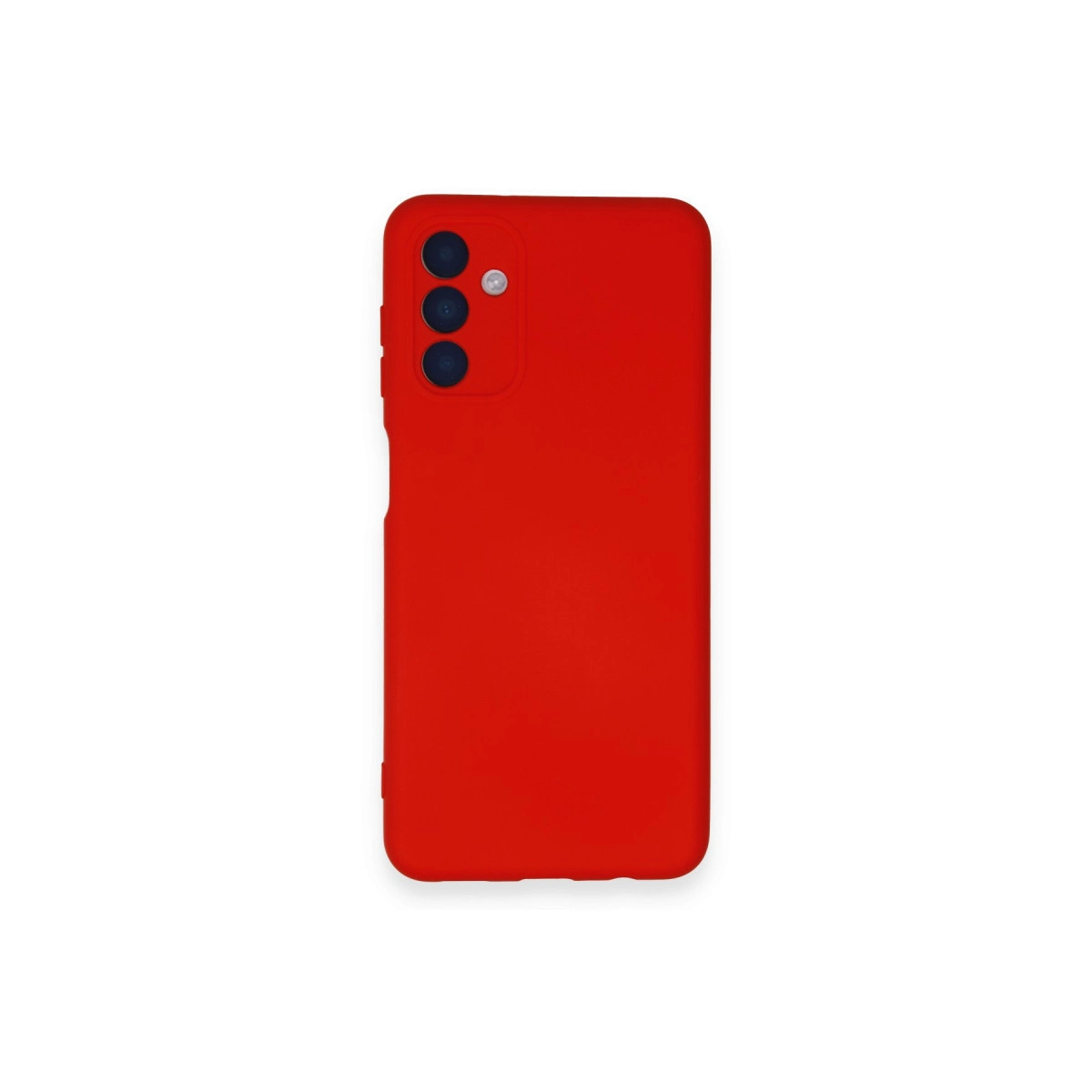 Samsung Galaxy A14 4g Kılıf Nano İçi Kadife Silikon - Kırmızı