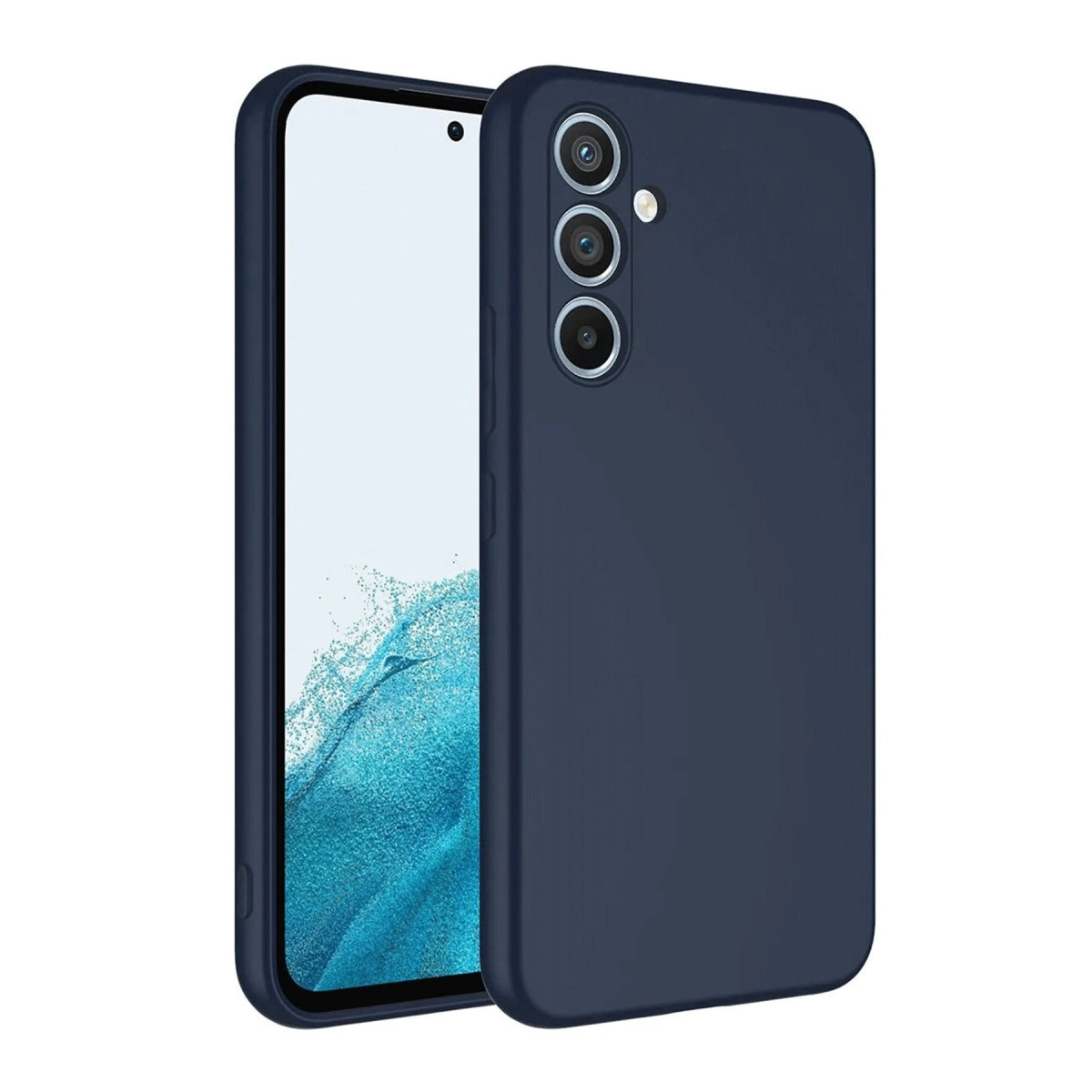 Samsung Galaxy A16 5g Kılıf First Silikon - Lacivert