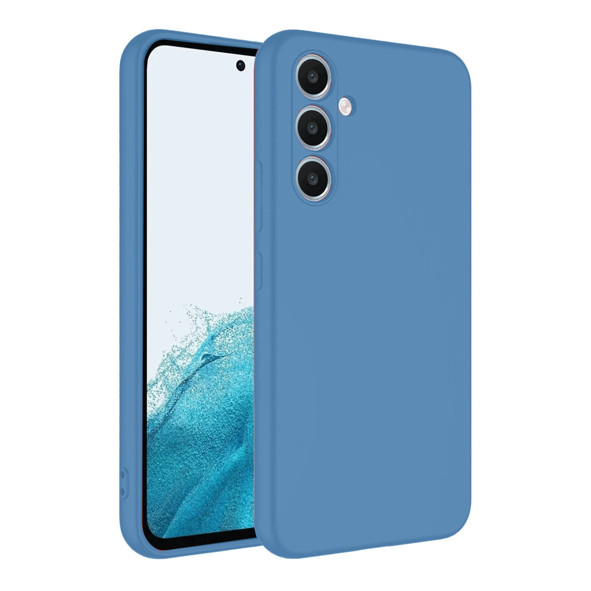 Samsung Galaxy A16 5g Kılıf First Silikon - Mavi