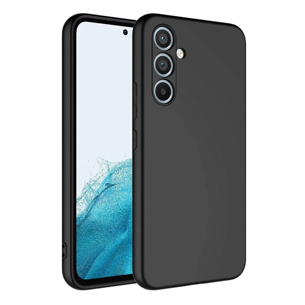 Samsung Galaxy A16 5g Kılıf First Silikon - Siyah