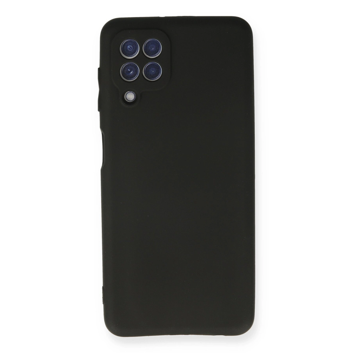 Samsung Galaxy A22 Kılıf First Silikon - Siyah