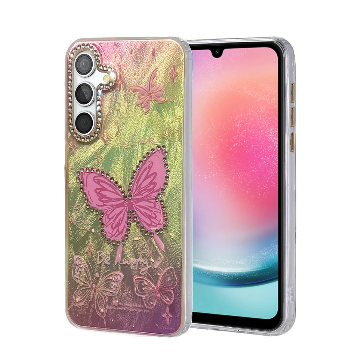 Samsung Galaxy A24 4g Kılıf Blade Aynalı Desenli Kapak - Desen 5