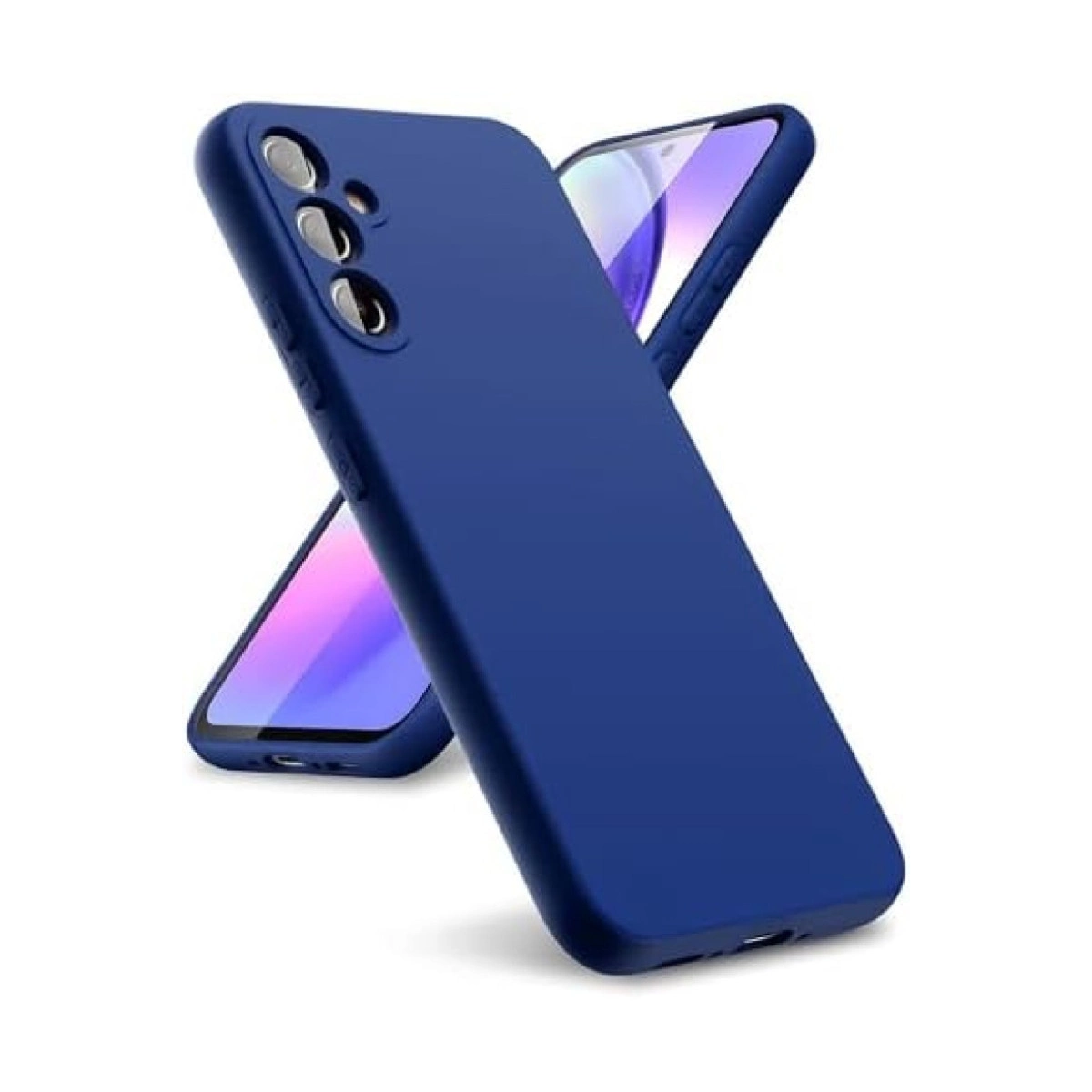 Samsung Galaxy A24 4g Kılıf First Silikon - Lacivert