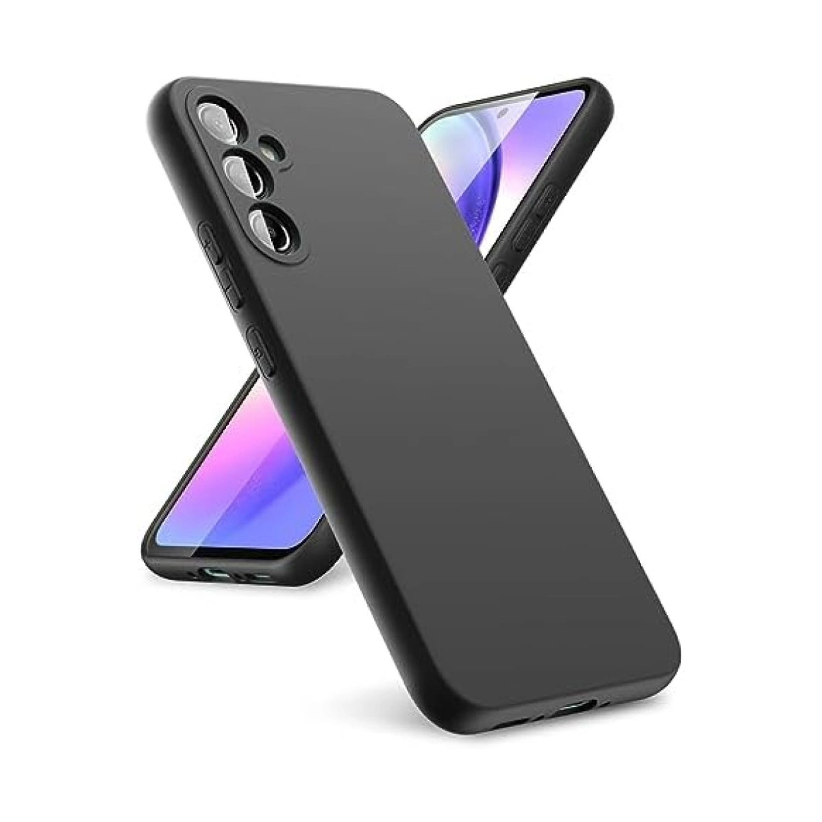 Samsung Galaxy A24 4g Kılıf First Silikon - Siyah