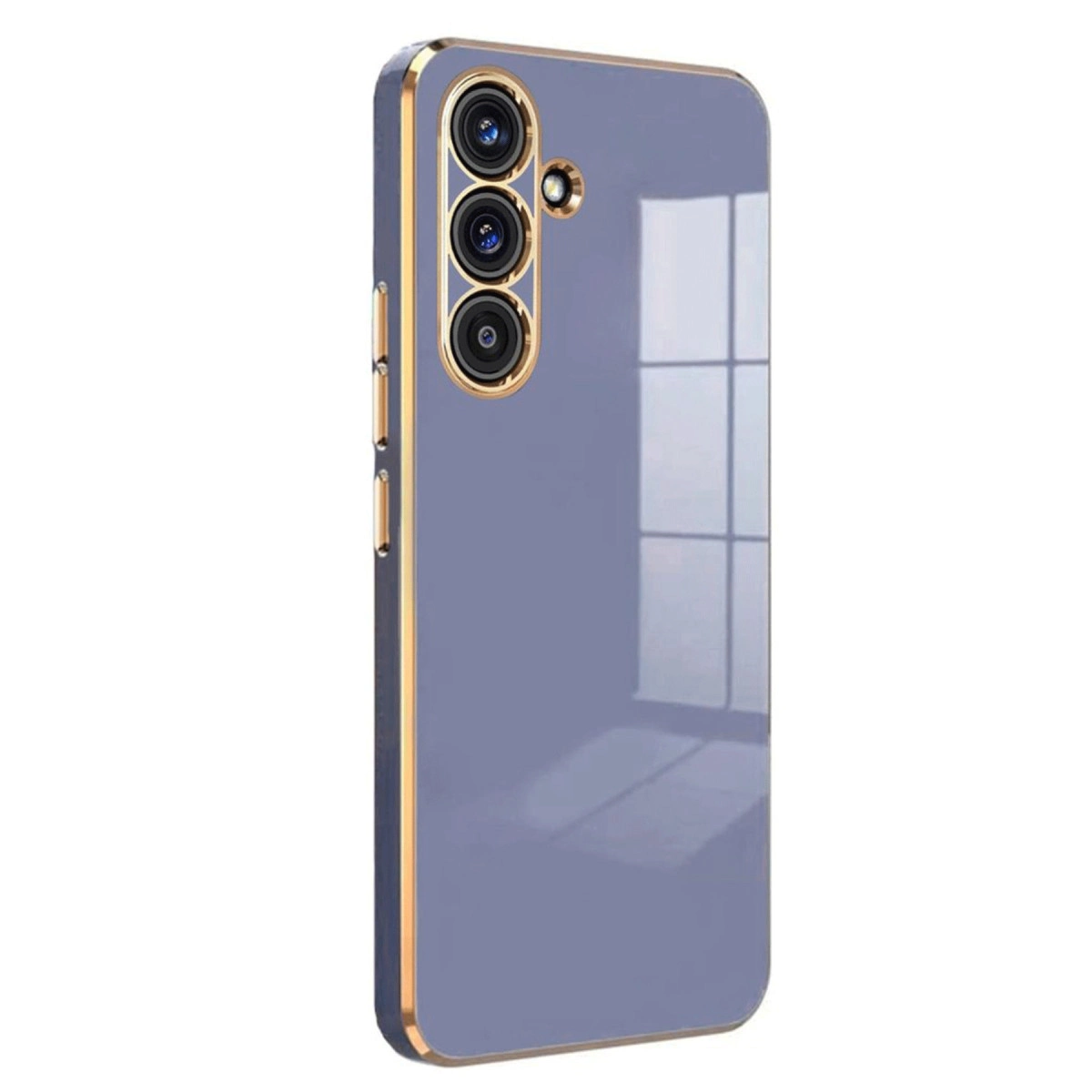 Samsung Galaxy A24 4g Kılıf Volet Silikon - Mavi