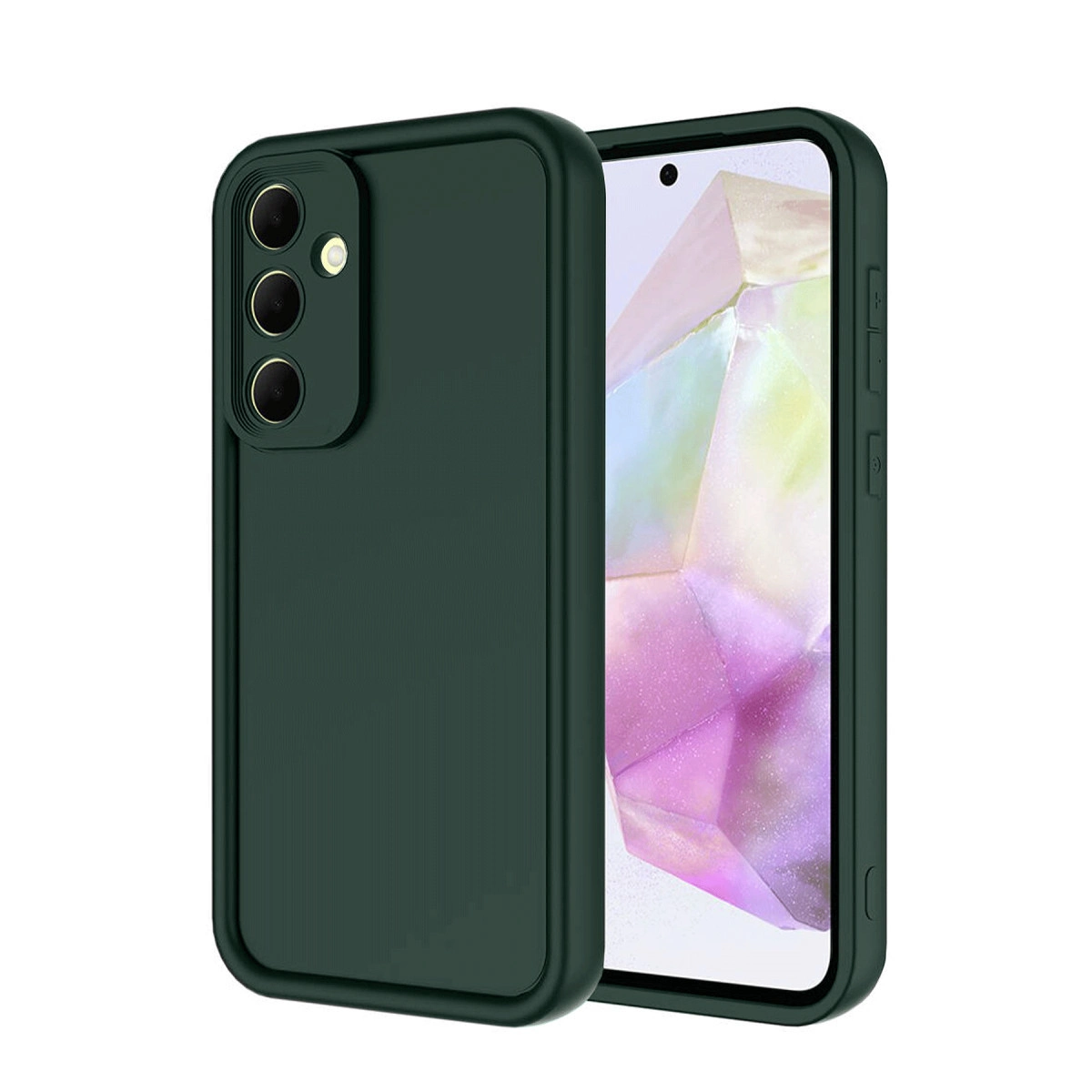 Samsung Galaxy A26 Kılıf Viera Silikon - Koyu Yeşil