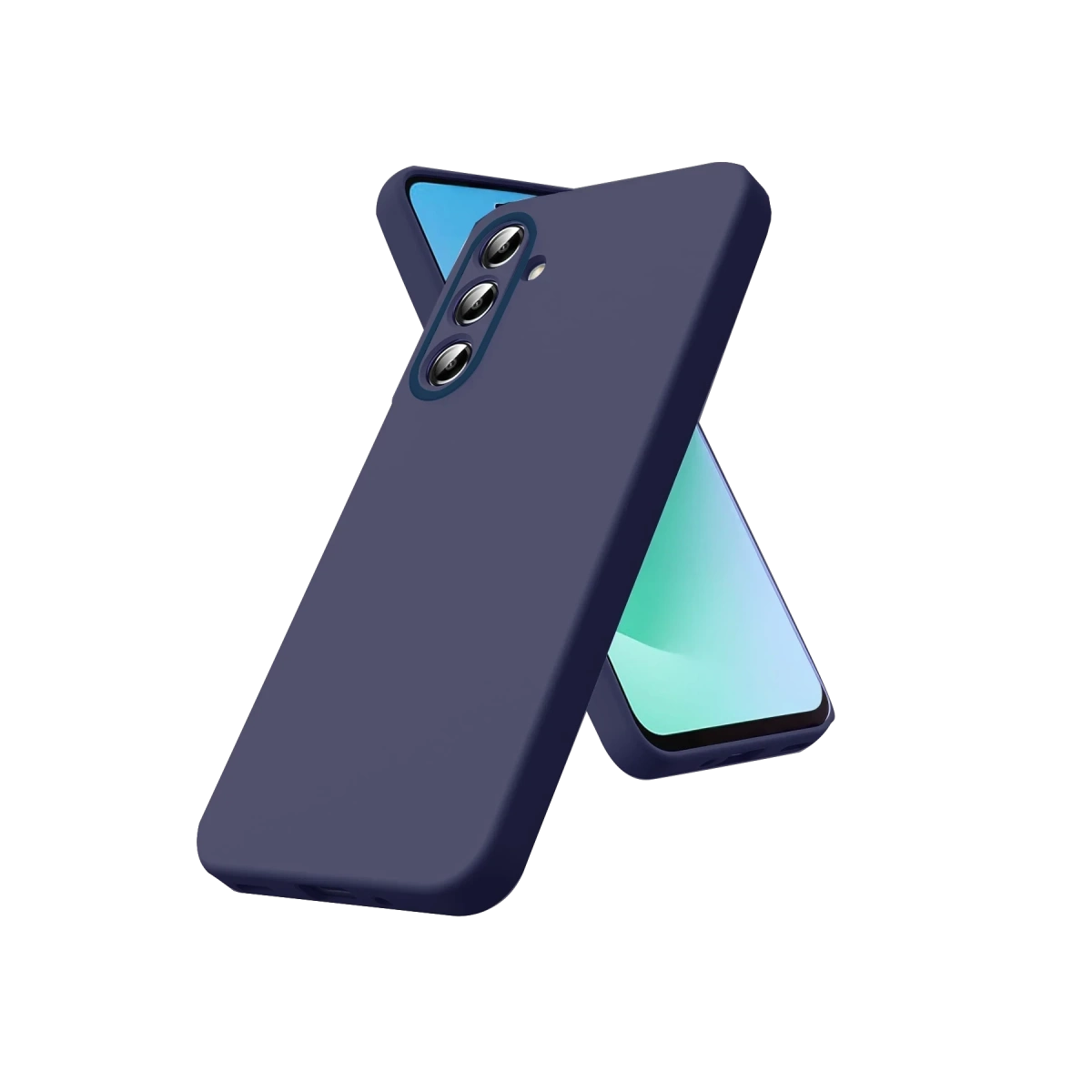 Samsung Galaxy A27 5g Nano İçi Kadife Silikon - Lacivert