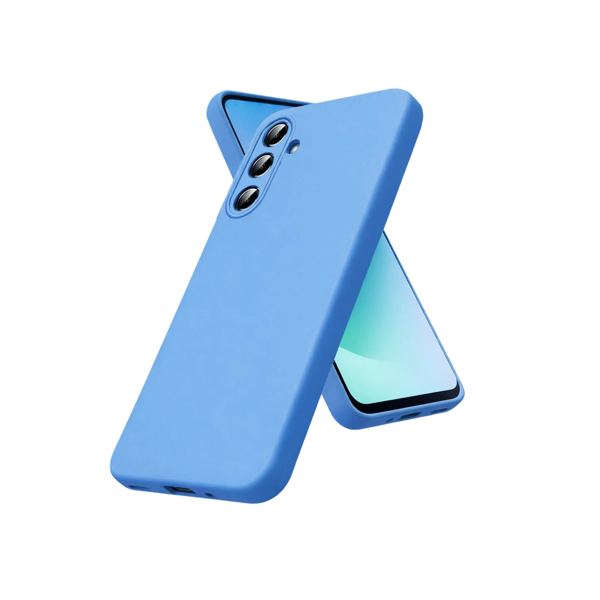 Samsung Galaxy A27 5g Nano İçi Kadife Silikon - Mavi