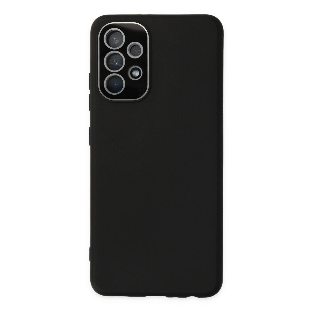 Samsung Galaxy A33 5g Kılıf Lansman Glass Kapak - Siyah