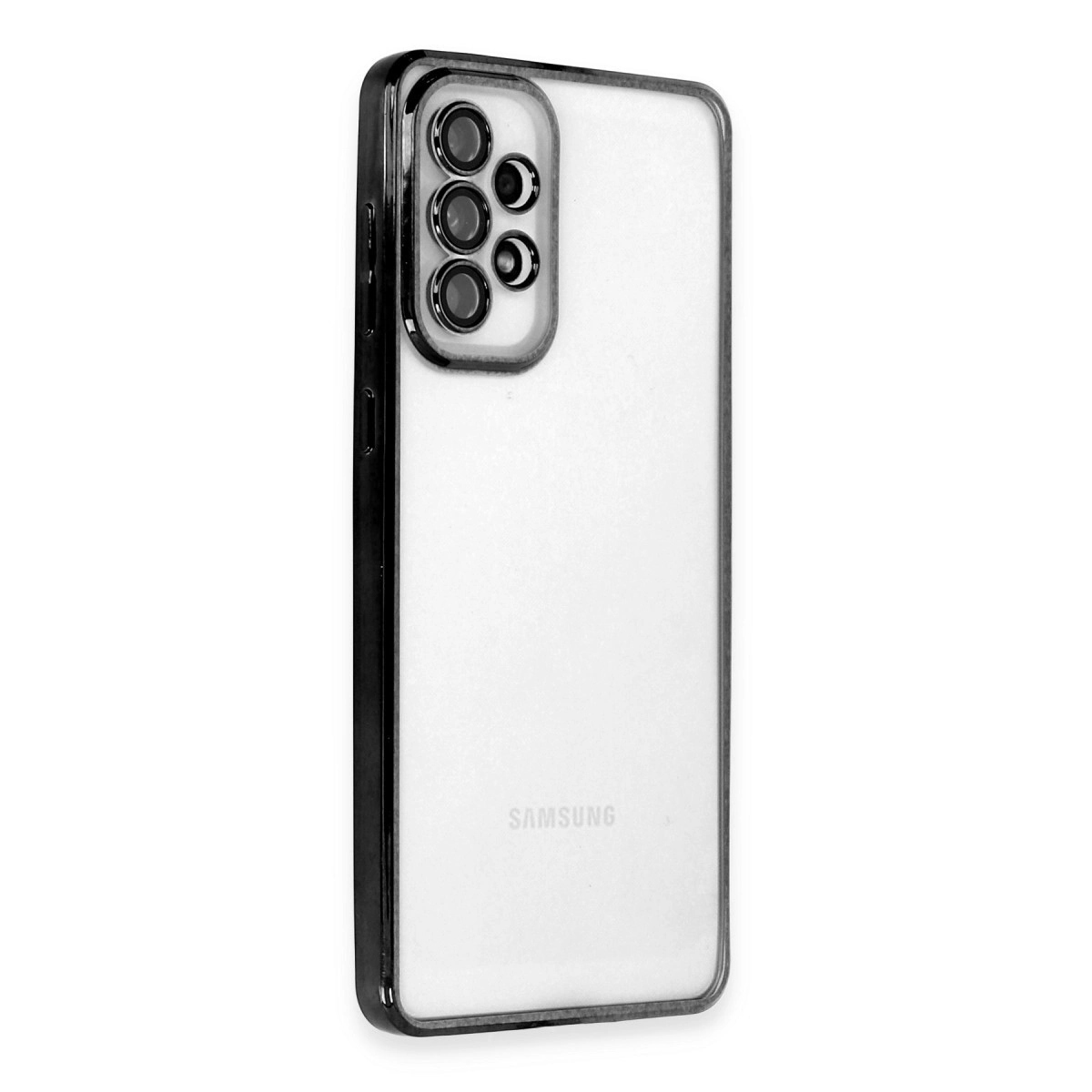 Samsung Galaxy A33 5g Kılıf Razer Lensli Silikon - Siyah
