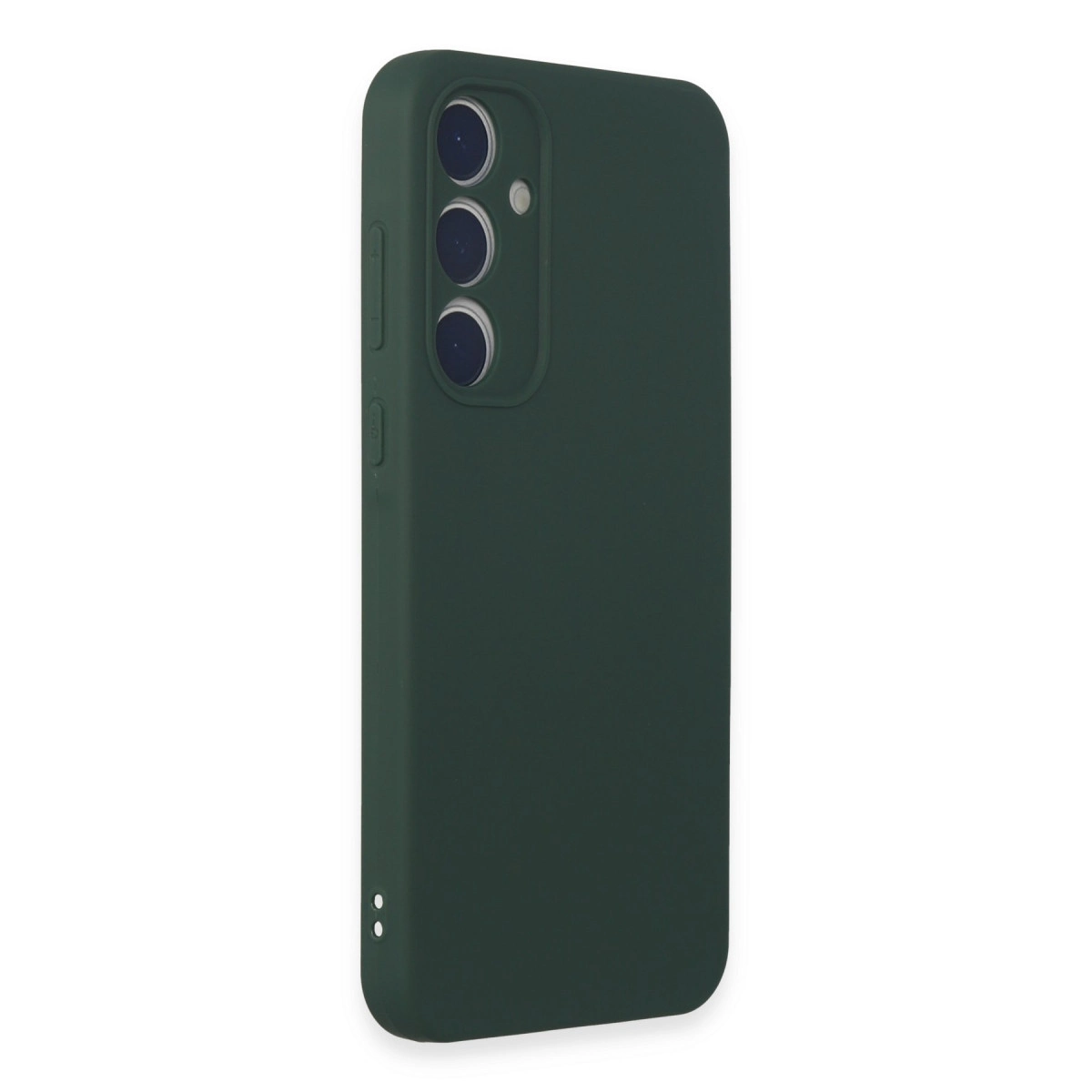 Samsung Galaxy A35 5g Kılıf First Silikon - Koyu Yeşil