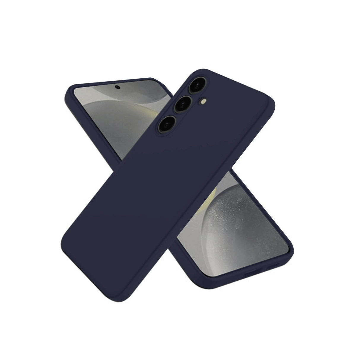 Samsung Galaxy A36 Kılıf First Silikon - Lacivert