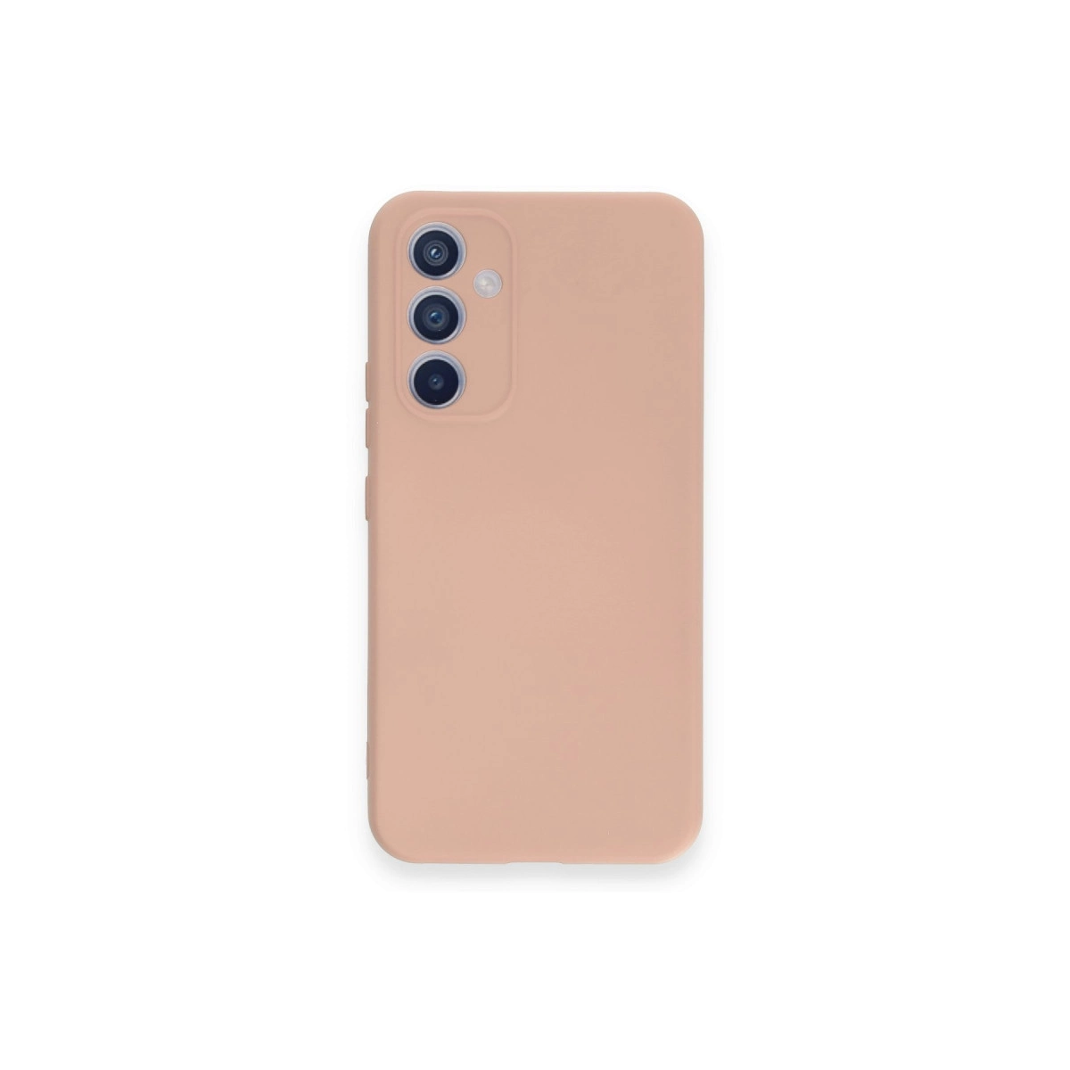 Samsung Galaxy A54 5g Kılıf Nano İçi Kadife Silikon - Pudra