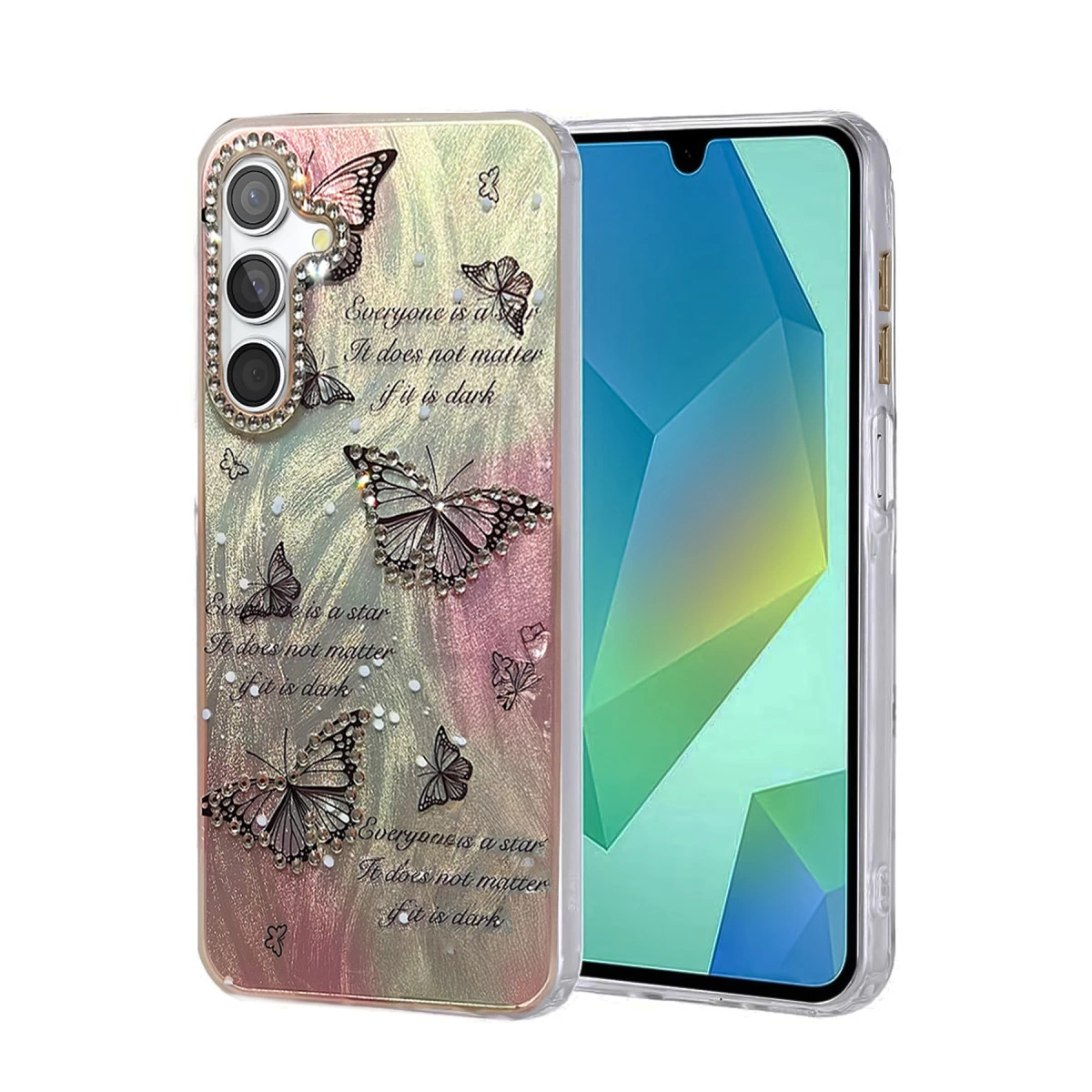 Samsung Galaxy A55 5g Kılıf Blade Aynalı Desenli Kapak - Desen 6