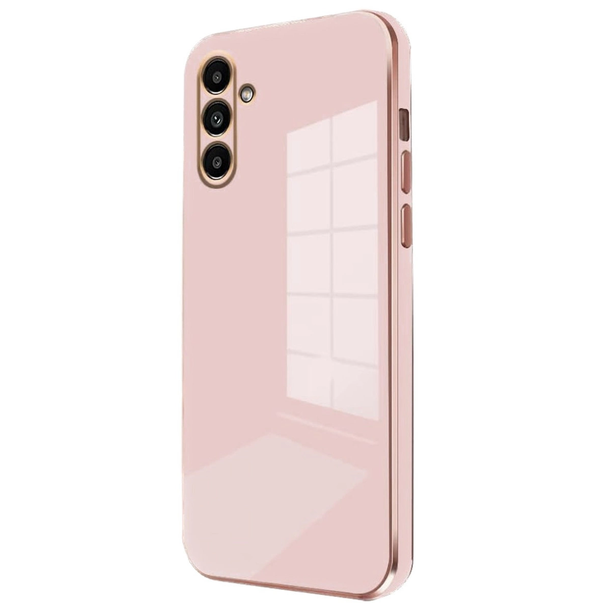 Samsung Galaxy A55 5g Kılıf Volet Silikon - Pembe