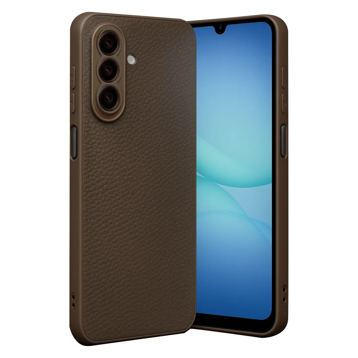 Samsung Galaxy A57 5g Thermax Silikon Kılıf - Kahverengi