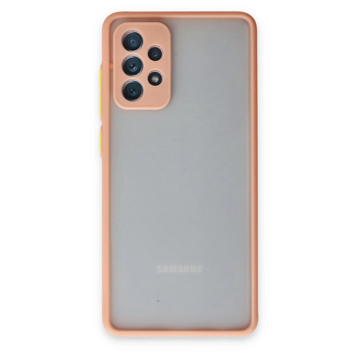 Samsung Galaxy A72 Kılıf Montreal Silikon Kapak - Pembe
