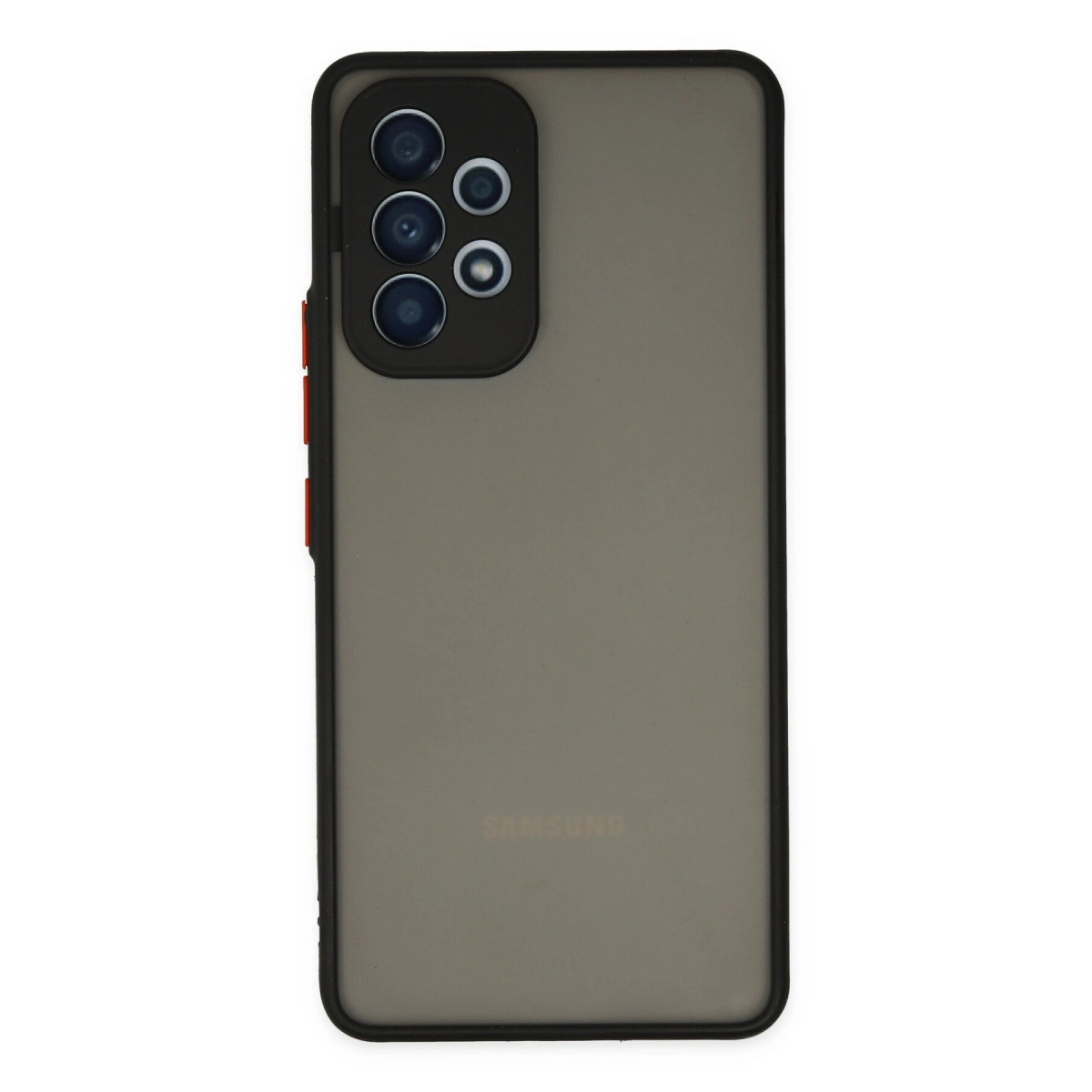Samsung Galaxy A73 5g Kılıf Montreal Silikon Kapak - Siyah