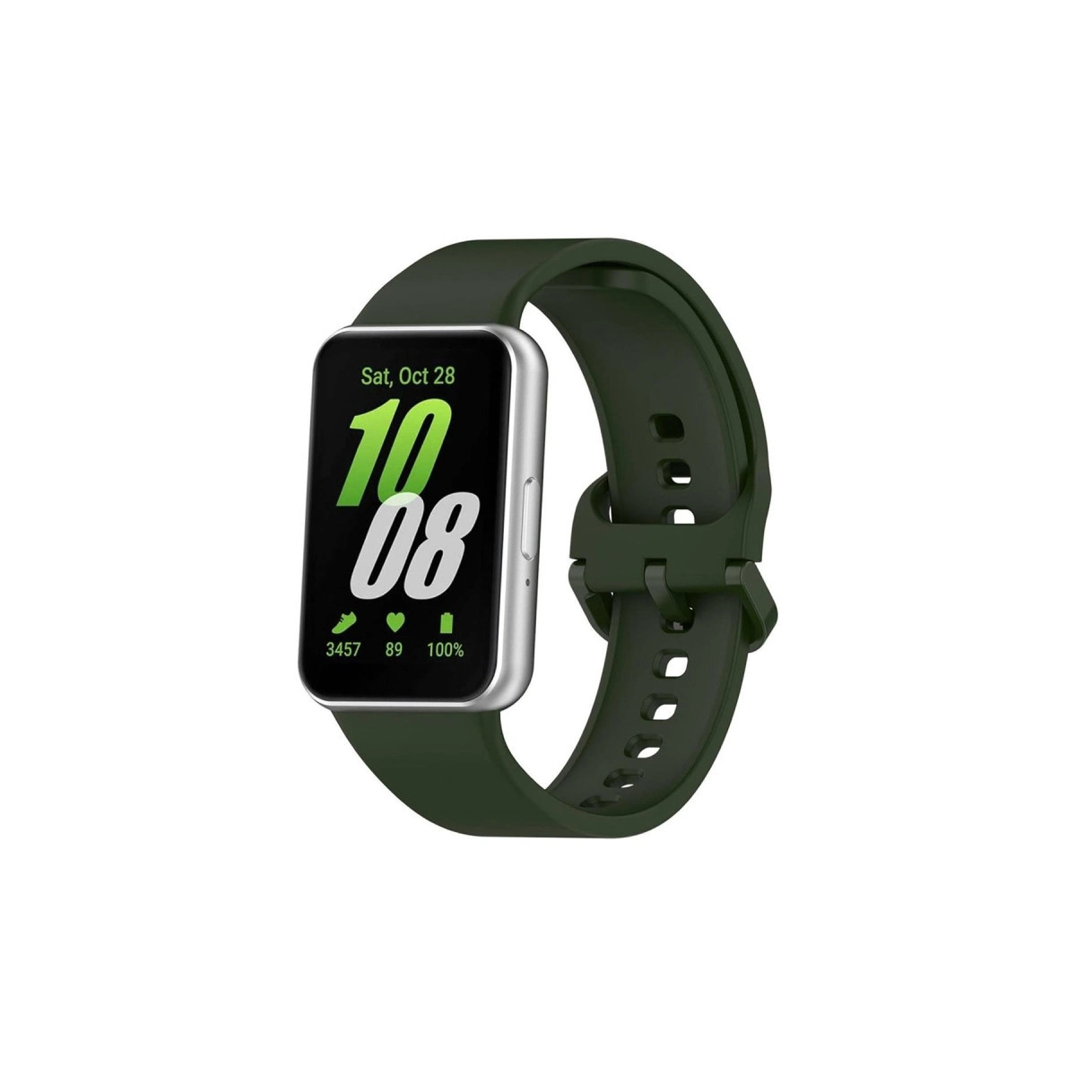 Samsung Galaxy Fit 3 Klasik Kordon - Haki Yeşil