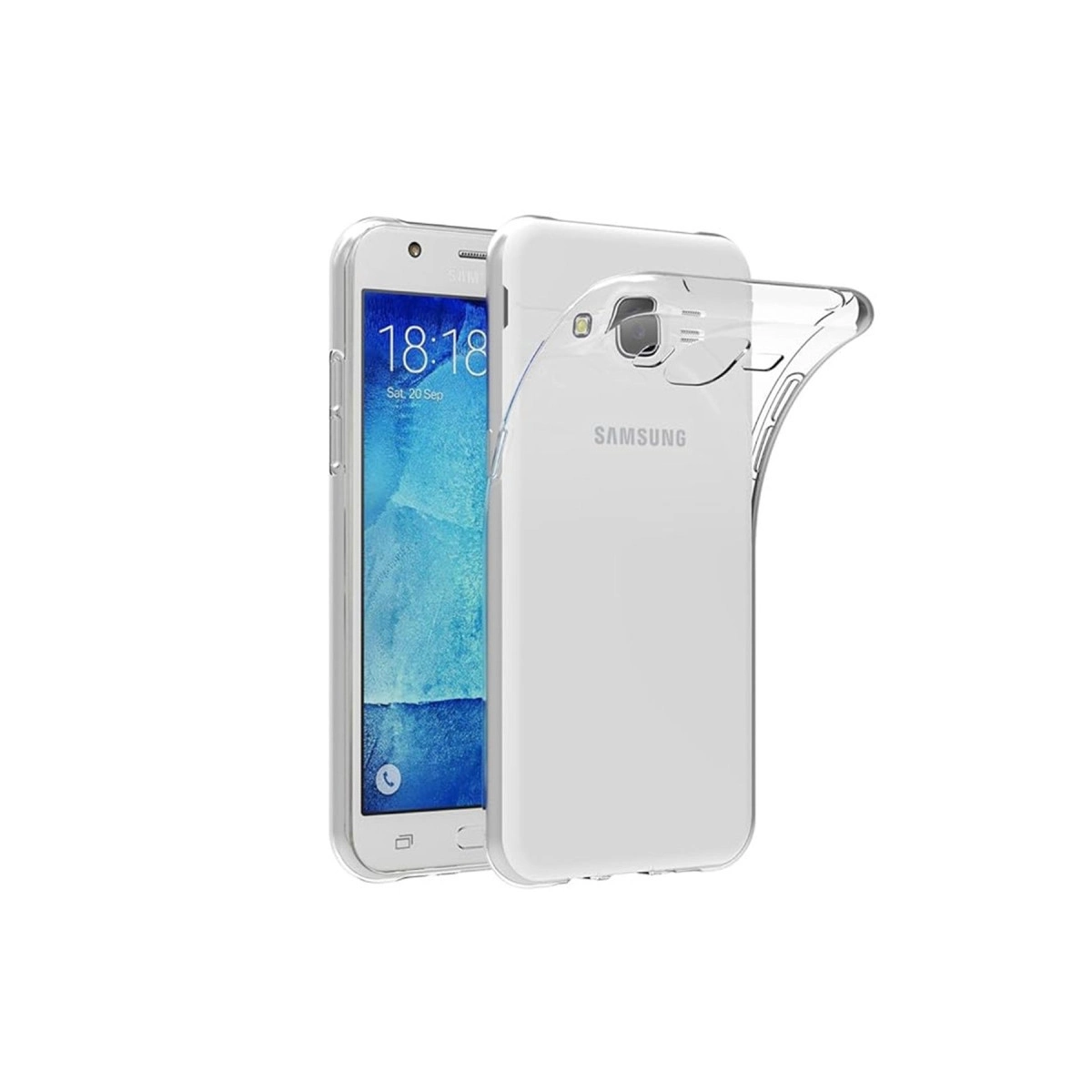Samsung Galaxy J7 Kılıf Lüx Şeffaf Silikon
