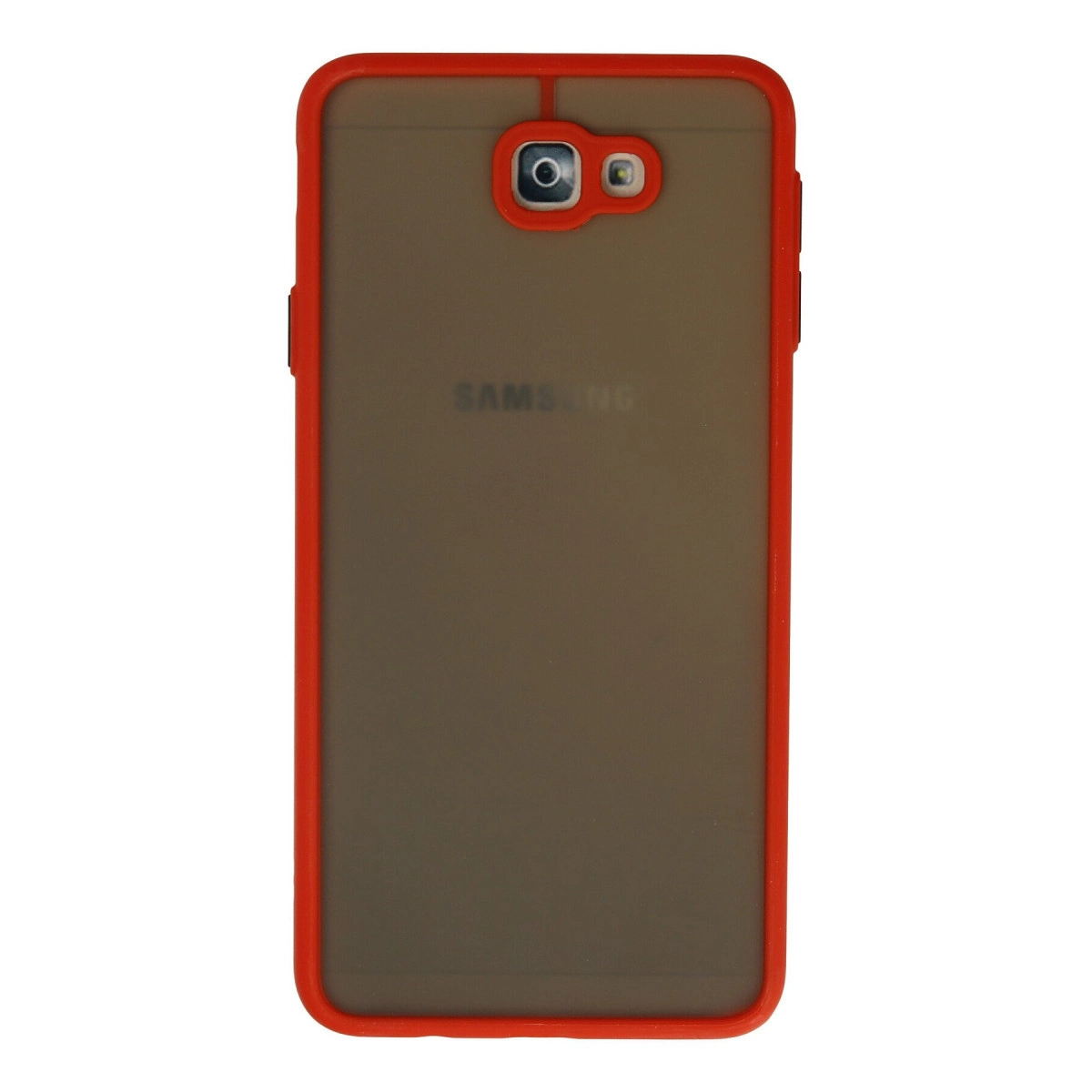 Samsung Galaxy J7 Prime Kılıf Montreal Silikon Kapak - Kırmızı