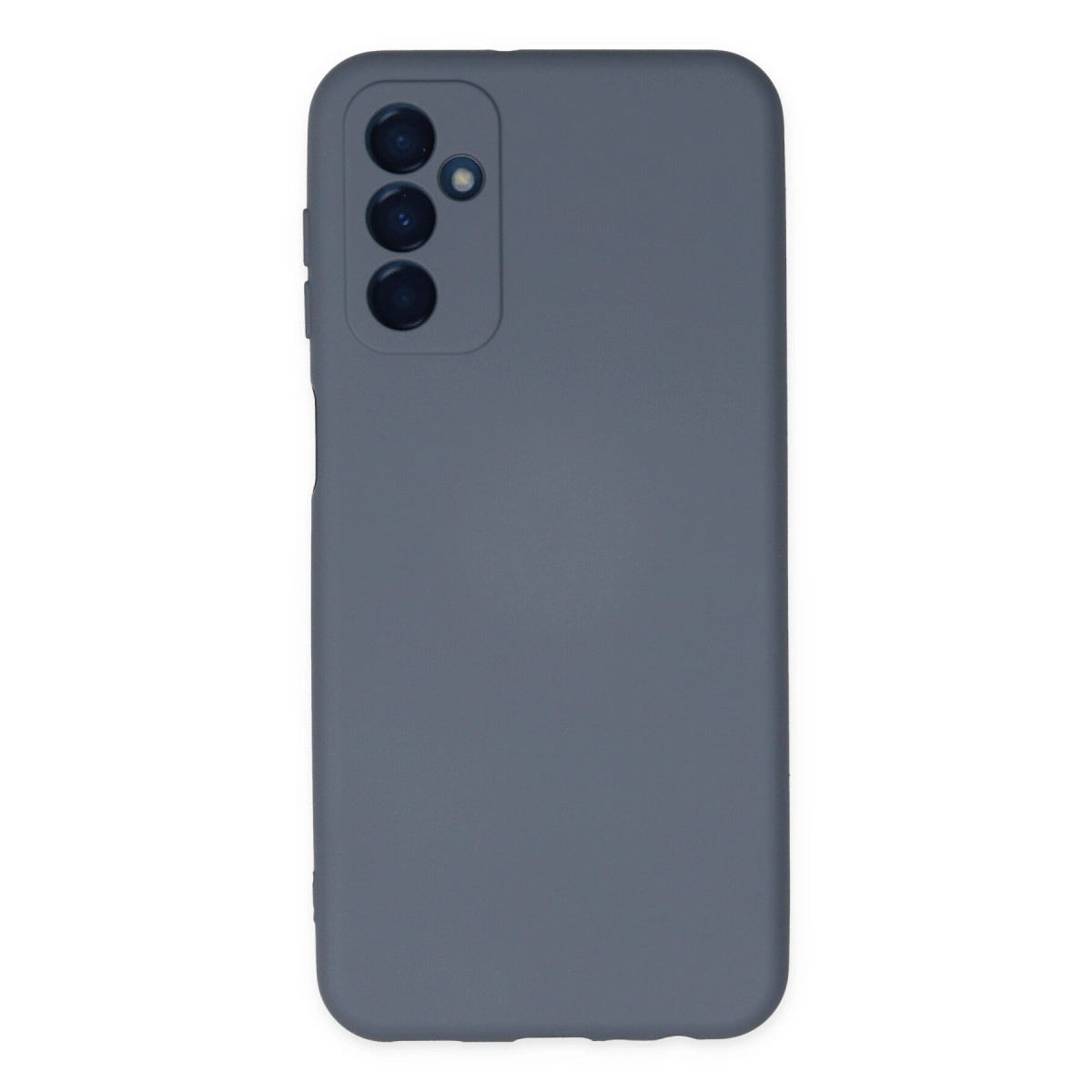 Samsung Galaxy M23 Kılıf Nano İçi Kadife Silikon - Gri