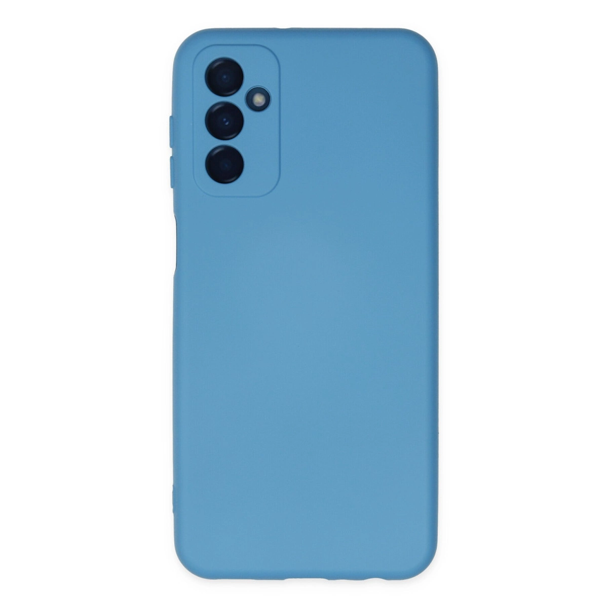 Samsung Galaxy M23 Kılıf Nano İçi Kadife Silikon - Mavi