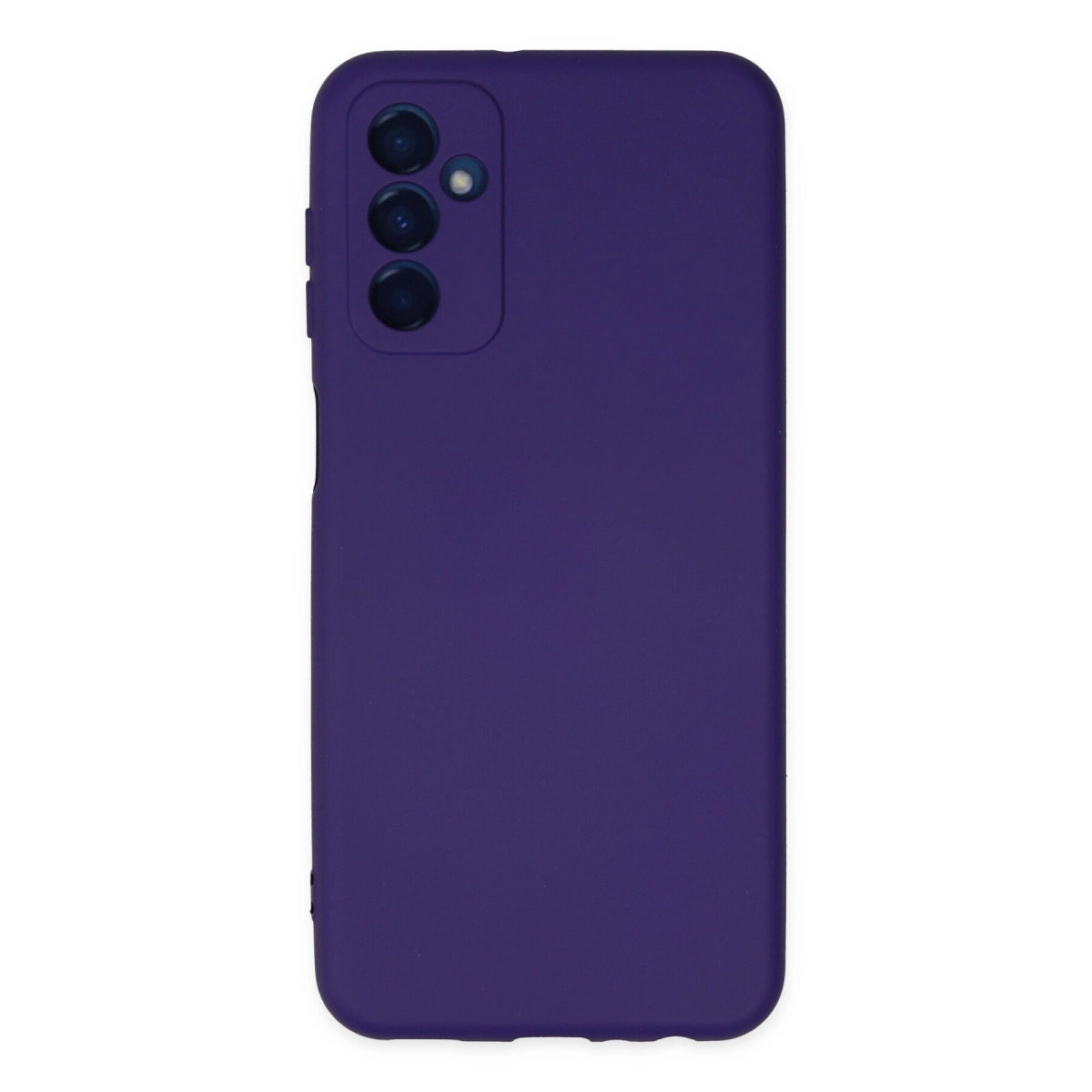 Samsung Galaxy M23 Kılıf Nano İçi Kadife Silikon - Mor