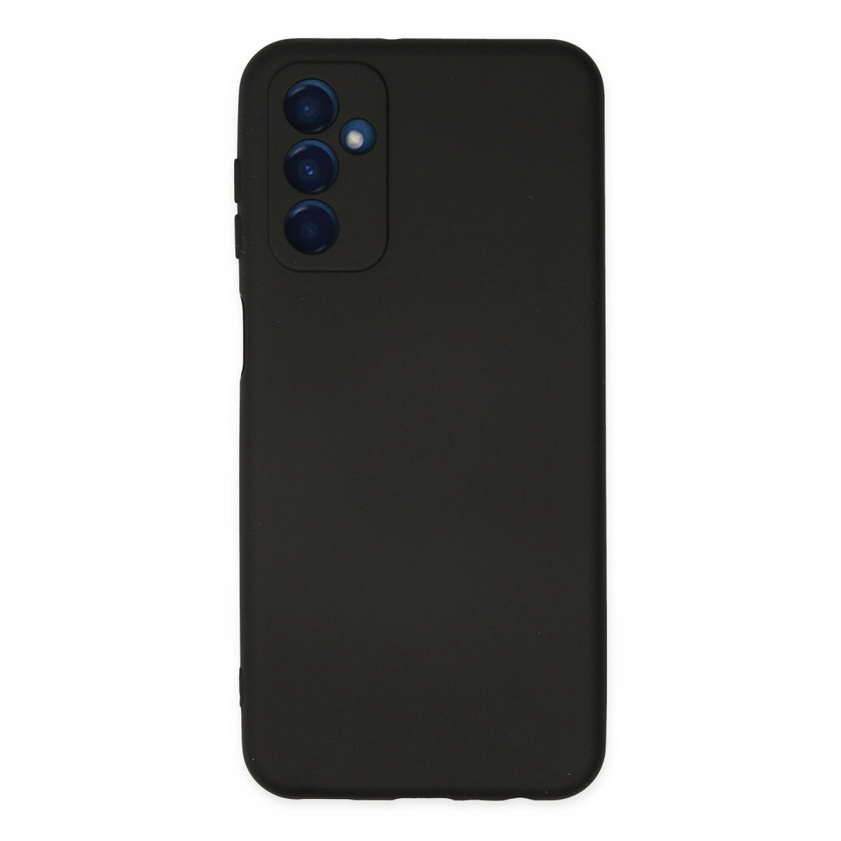 Samsung Galaxy M23 Kılıf Nano İçi Kadife Silikon - Siyah