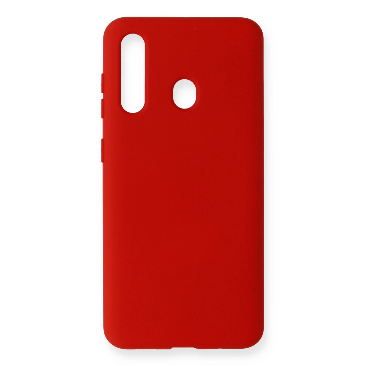 Samsung Galaxy M40 Kılıf Nano İçi Kadife Silikon - Kırmızı