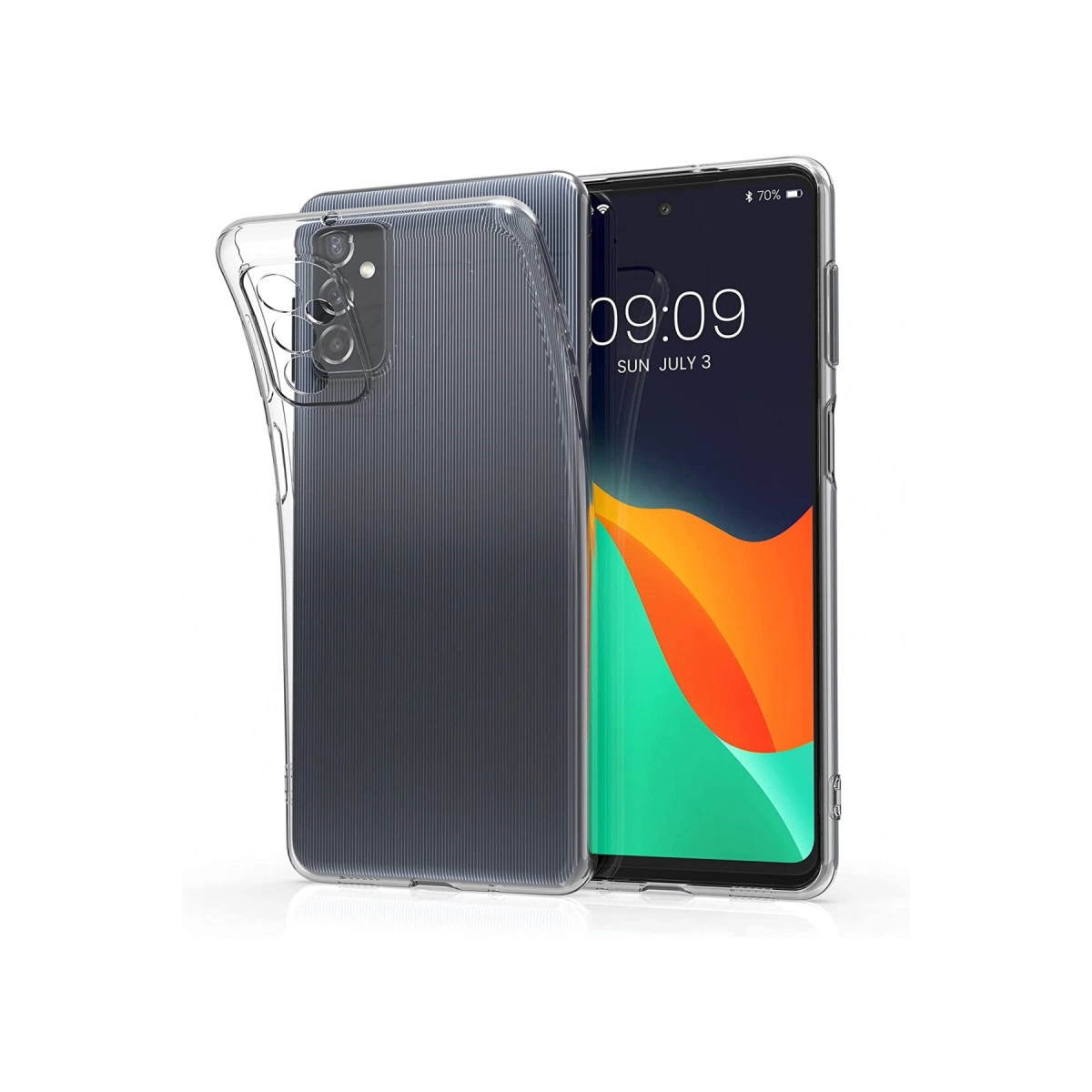 Samsung Galaxy M52 5g Kılıf Lüx Şeffaf Silikon