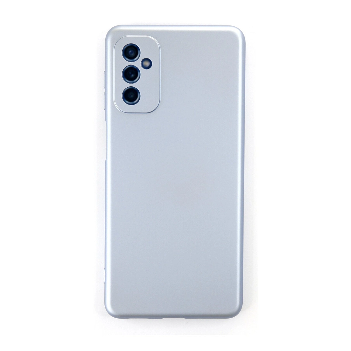 Samsung Galaxy M52 5g Kılıf Nano İçi Kadife Silikon - Sky Blue